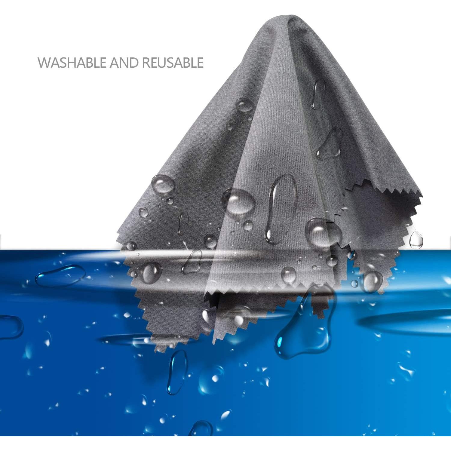 Paño de limpieza AAwipes 30 microfibra 15x18 cm 10 blancos 20 grises