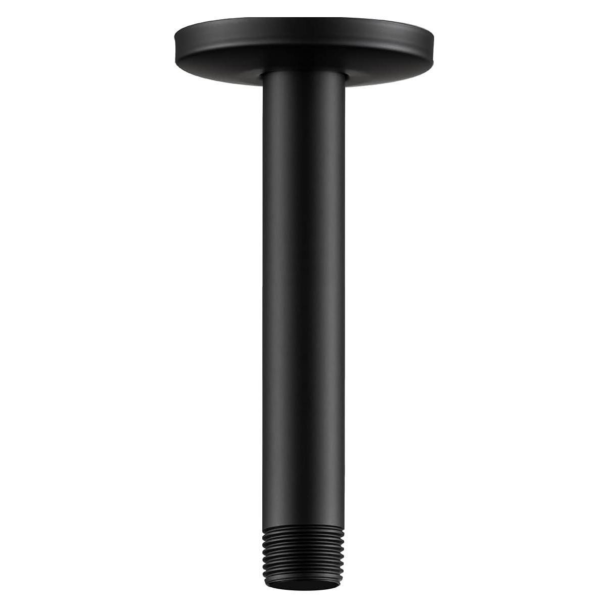 Brazo de Ducha OFFO 15,24 cm Acero Inoxidable Negro Mate