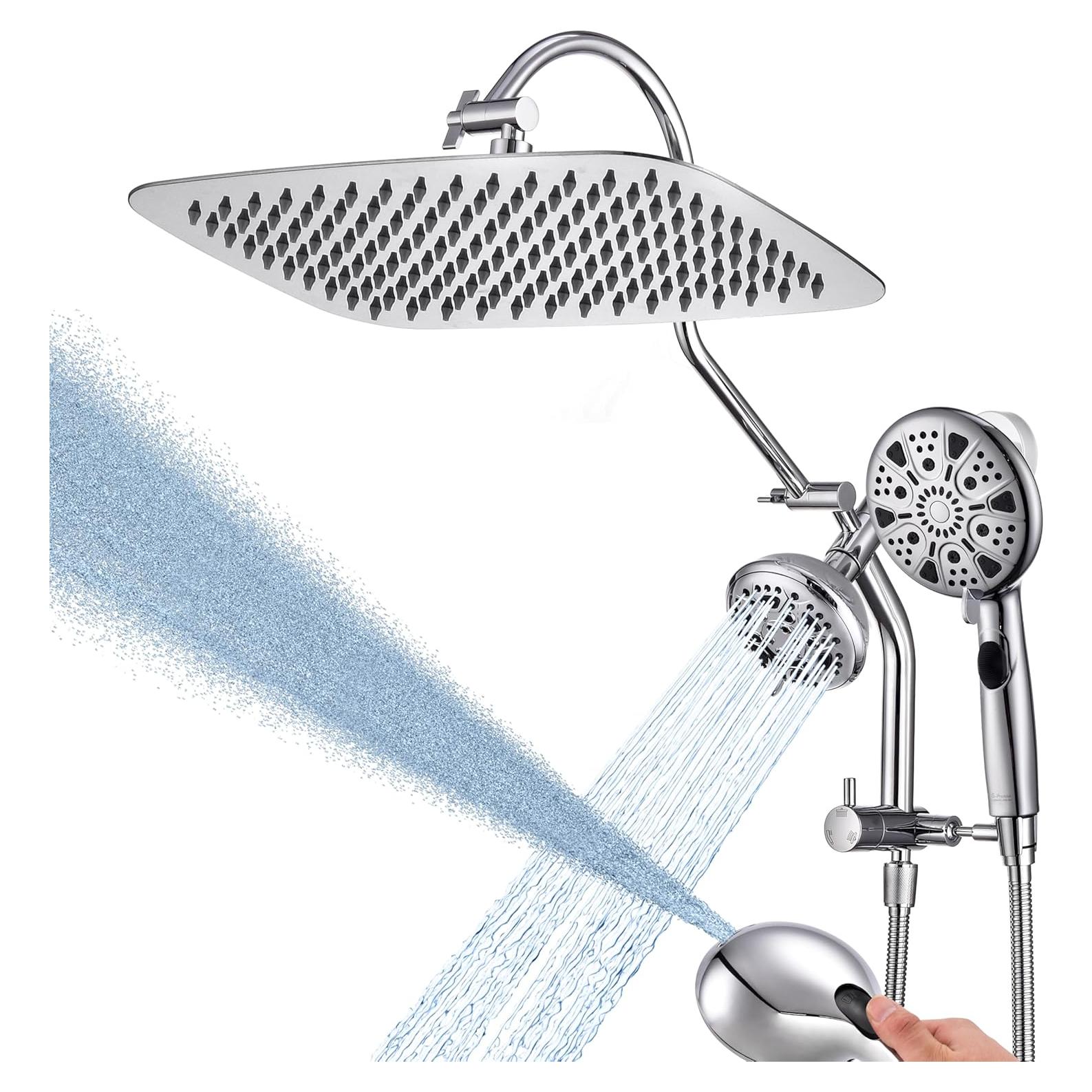 Cabezal de Ducha de Lluvia 30.48 cm G-Promise con 9 Funciones