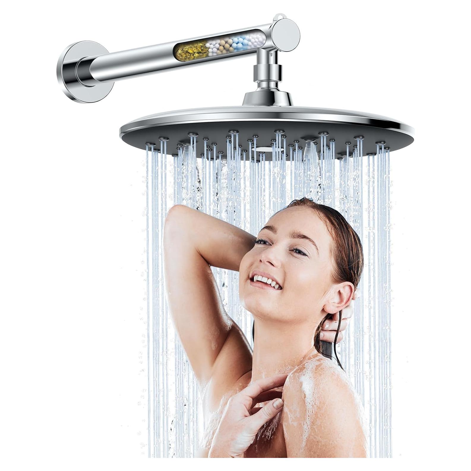 Cabezal de Ducha de Lluvia KOSNEW 22,86 cm con Filtro
