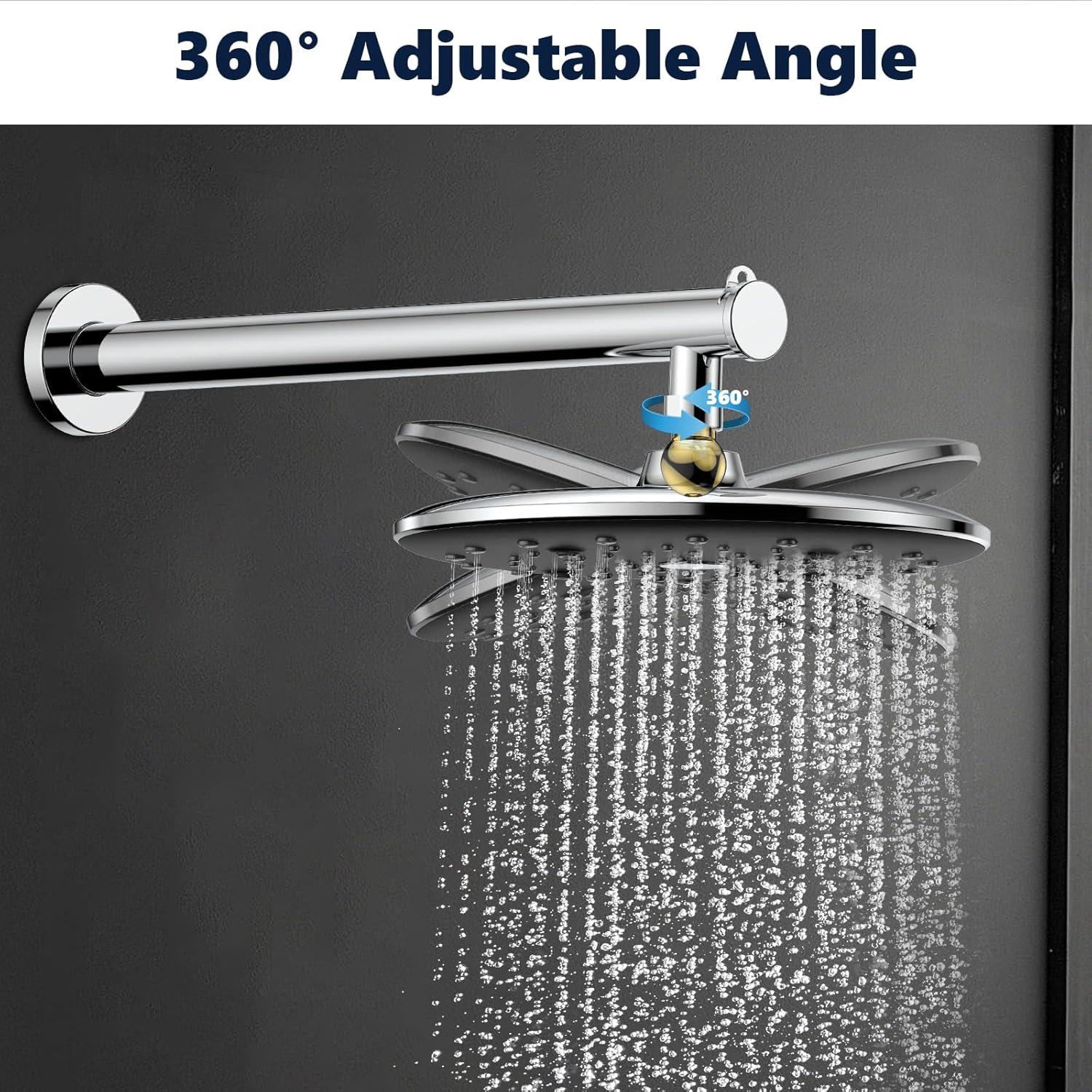 Cabezal de Ducha de Lluvia KOSNEW 22,86 cm con Filtro