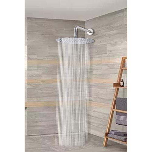 Cabezal de Ducha Redondo GGStudy 30,48 cm Acero Inoxidable