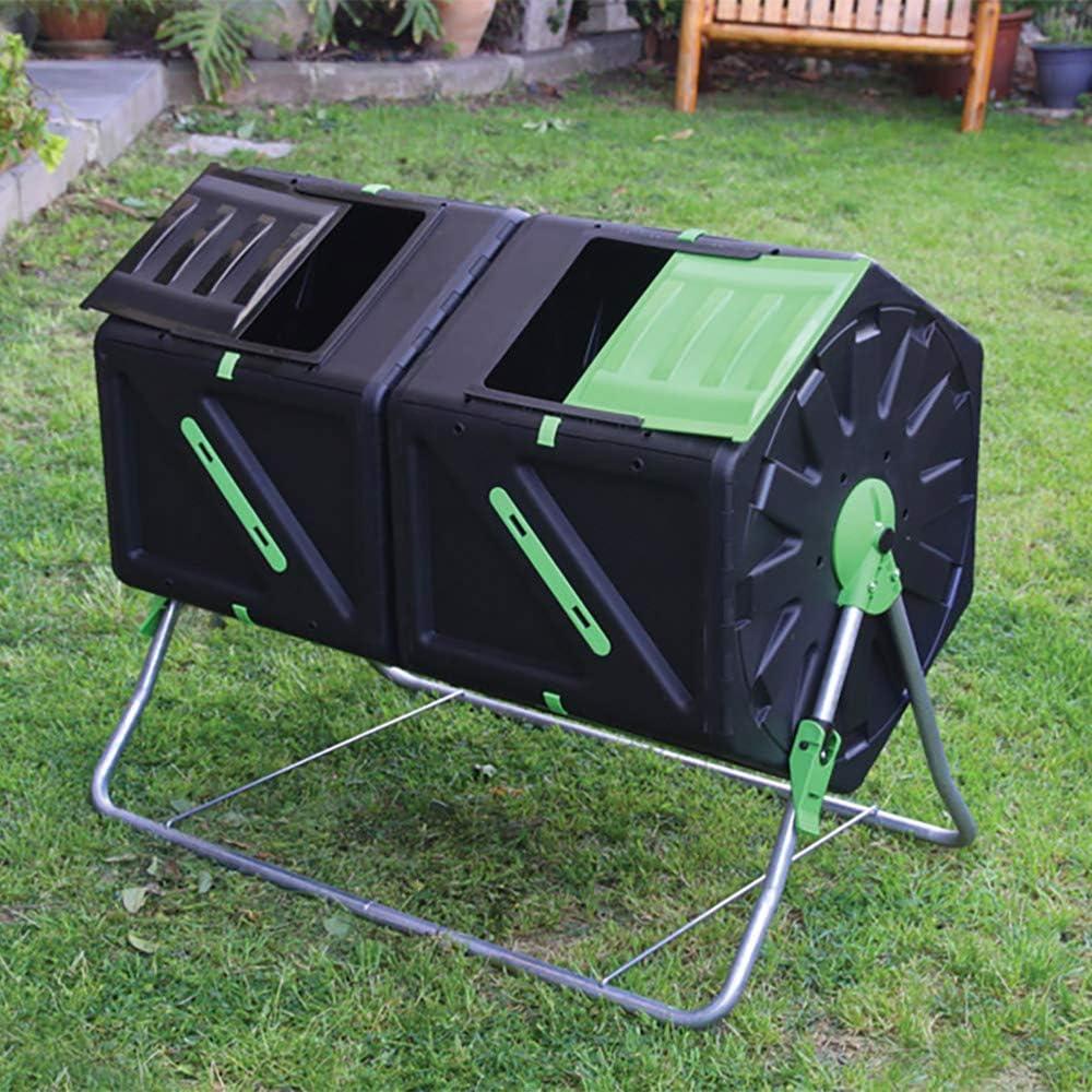 Tumbador de Compostaje Doble Cámara Miracle-Gro 105L