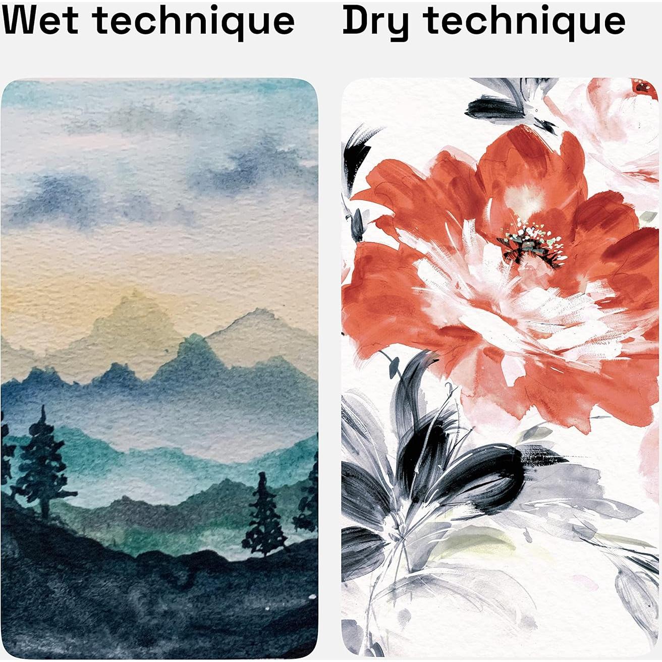 Set de Acuarelas Portátil ARTISTRO 48 Colores Vivos con Caja