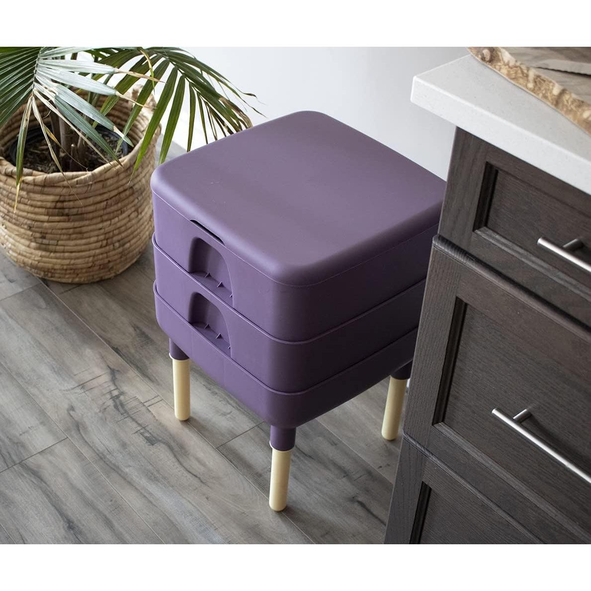 Vermicompostor FCMP Outdoor 2 Bandejas Ciruela 30L