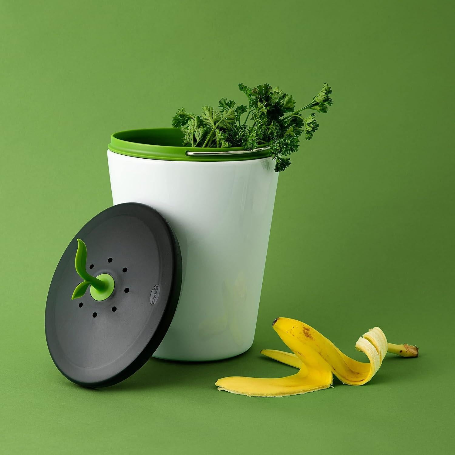 Contenedor de Compostaje Chef'n EcoCrock 3 Litros Cerámica