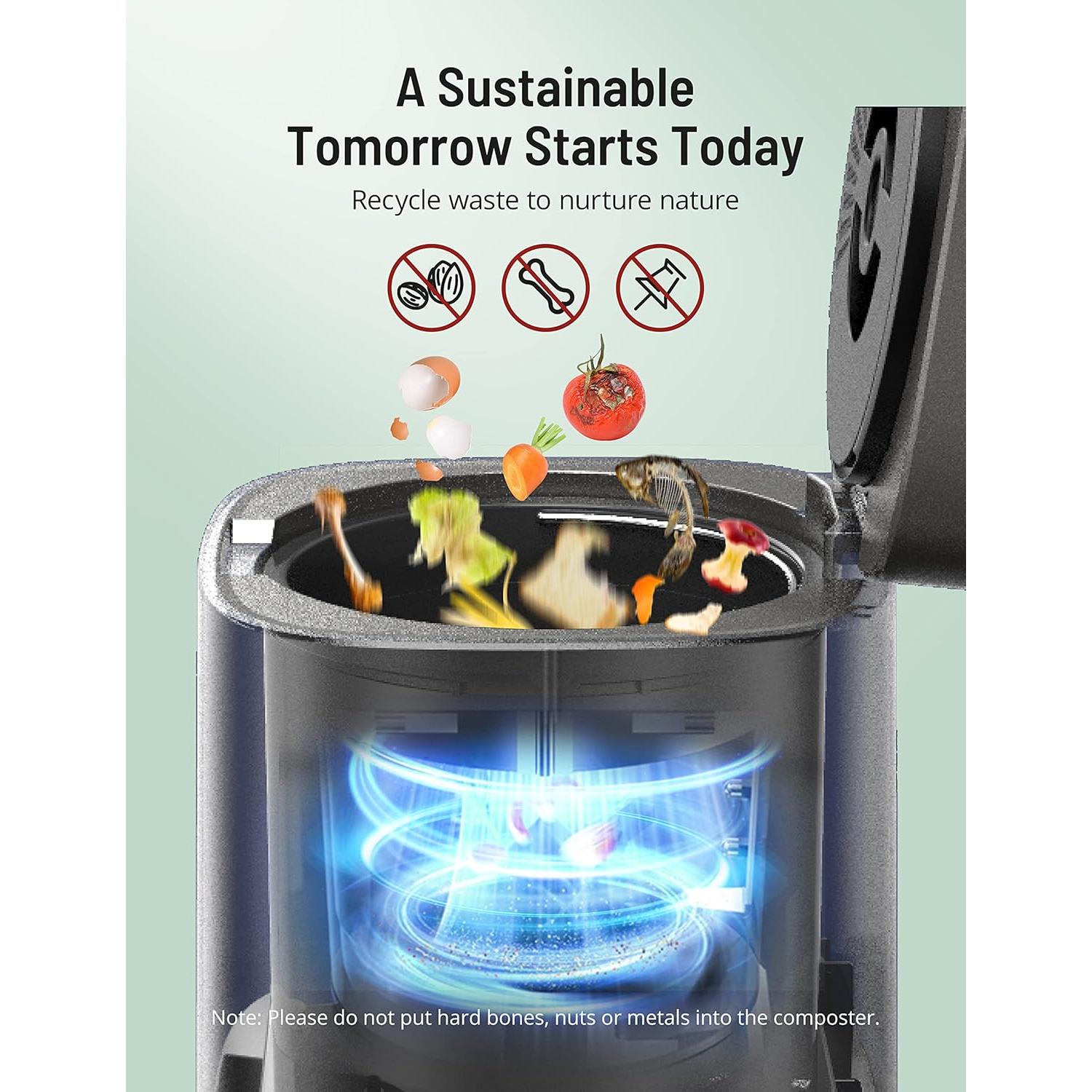 Compostador Eléctrico Paris Rhône 2.5L Sin Olores Ecológico