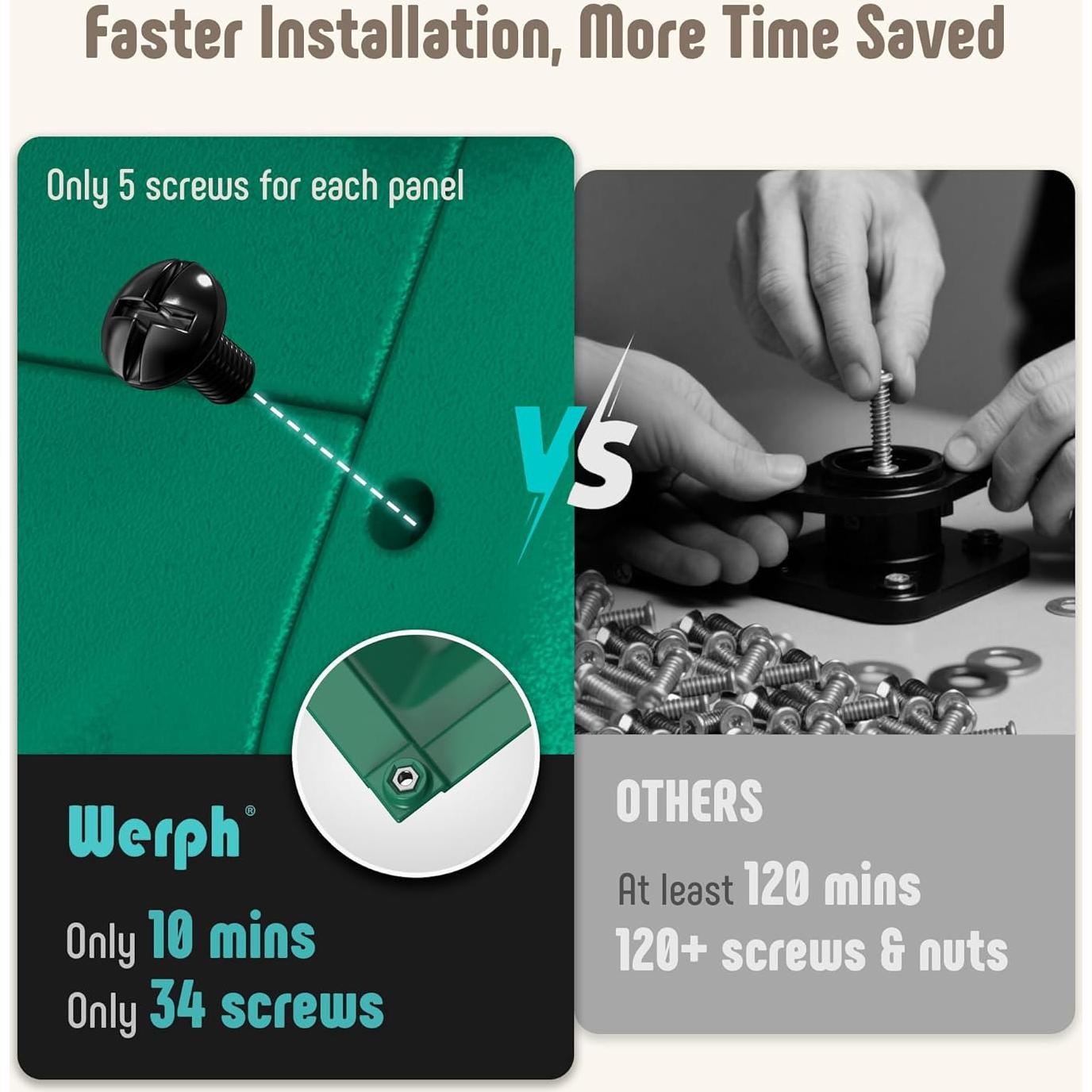 Compostador Giratorio Werph 43 Galones Doble Cámara Verde