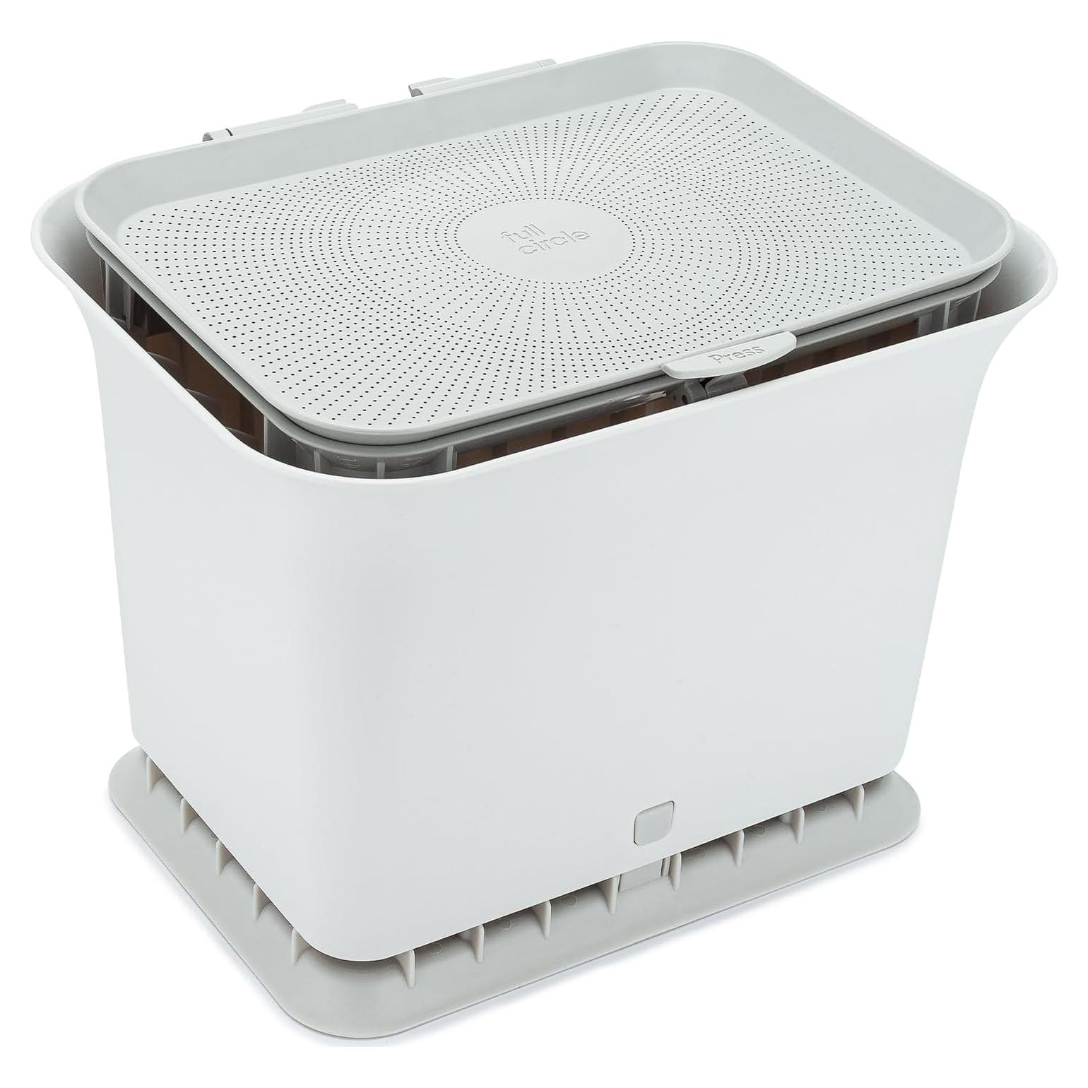 Contenedor de Compostaje Full Circle 5.68L Gris Sin Olores