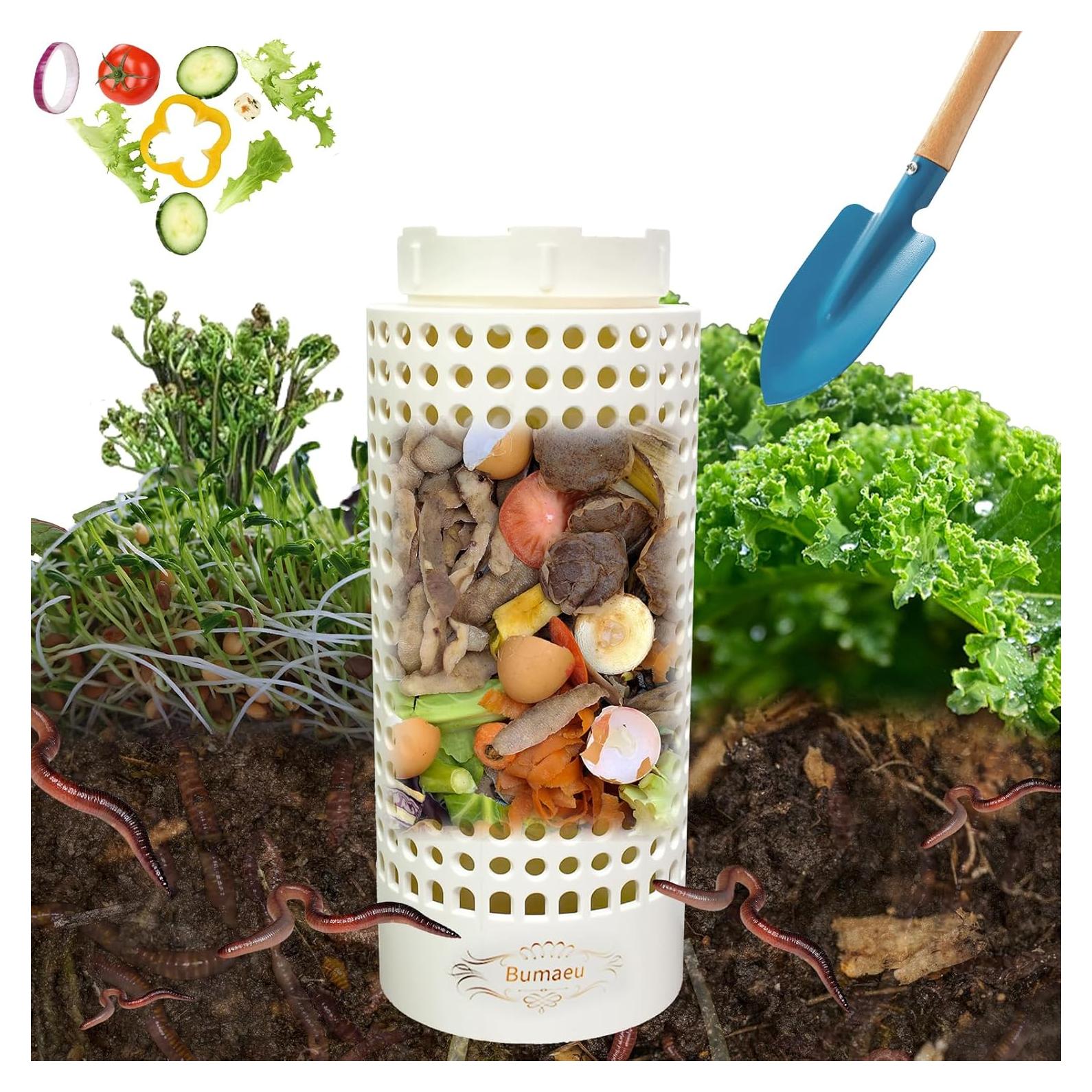 Contenedor de Vermicompostaje Bumaeu Blanco 0.18 kg Jardinería