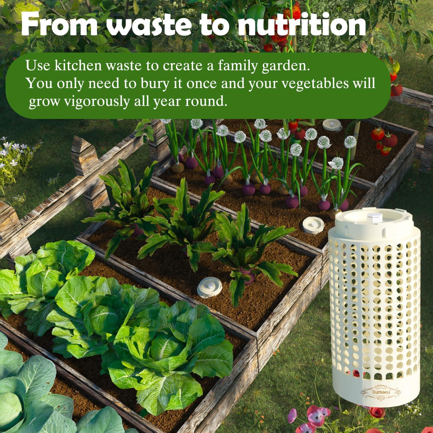 Contenedor de Vermicompostaje Bumaeu Blanco 0.18 kg Jardinería