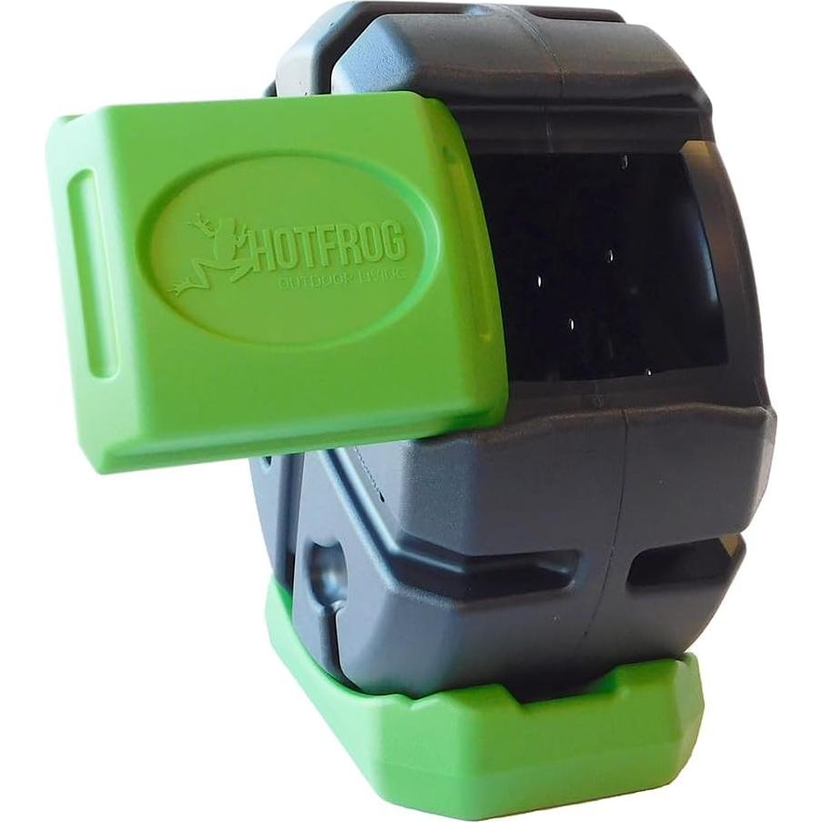 Compostador Giratorio FCMP Outdoor 19 Galones Negro Verde