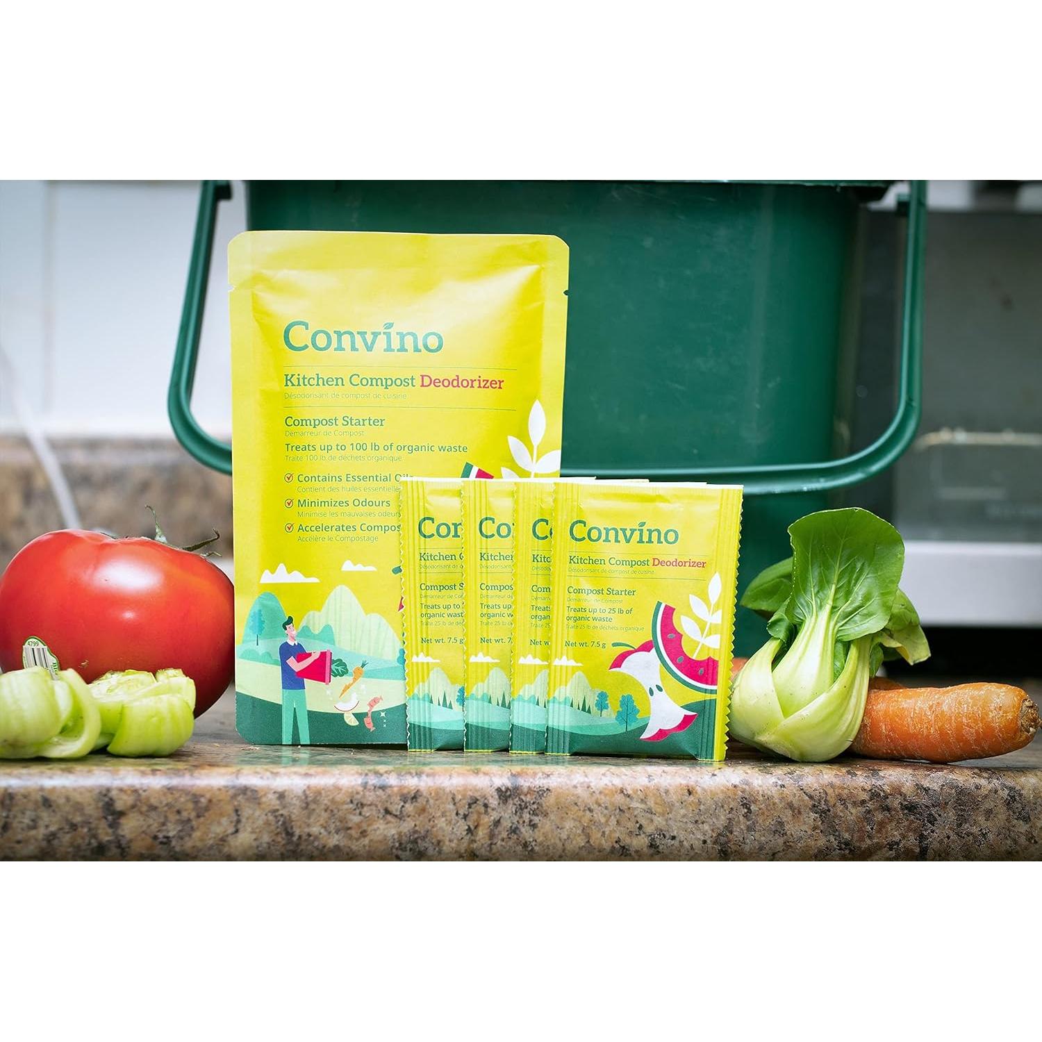 Iniciador de Compost Convino - 4 Sobres 25g - Reduce Olores