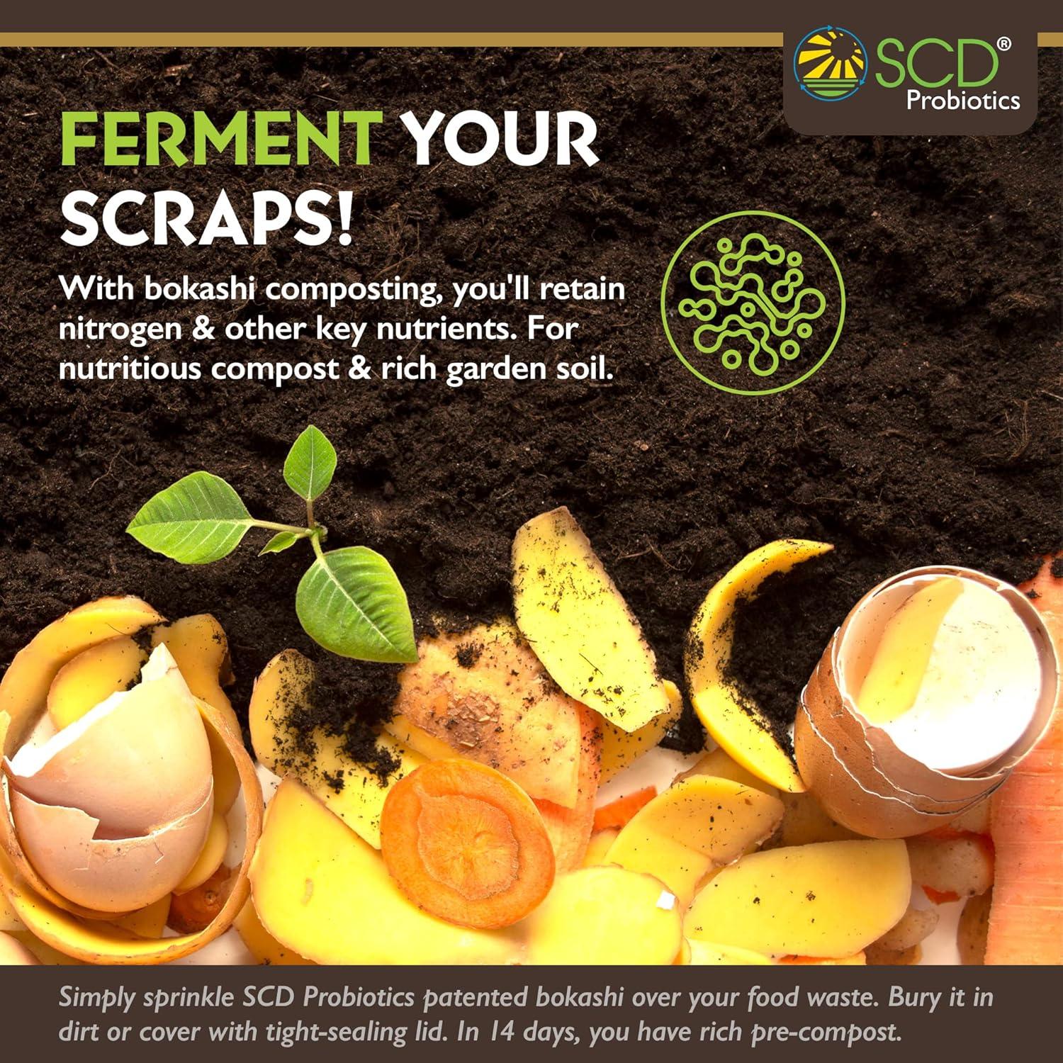 Iniciador de Compost Bokashi SCD Probiotics 0,91 kg