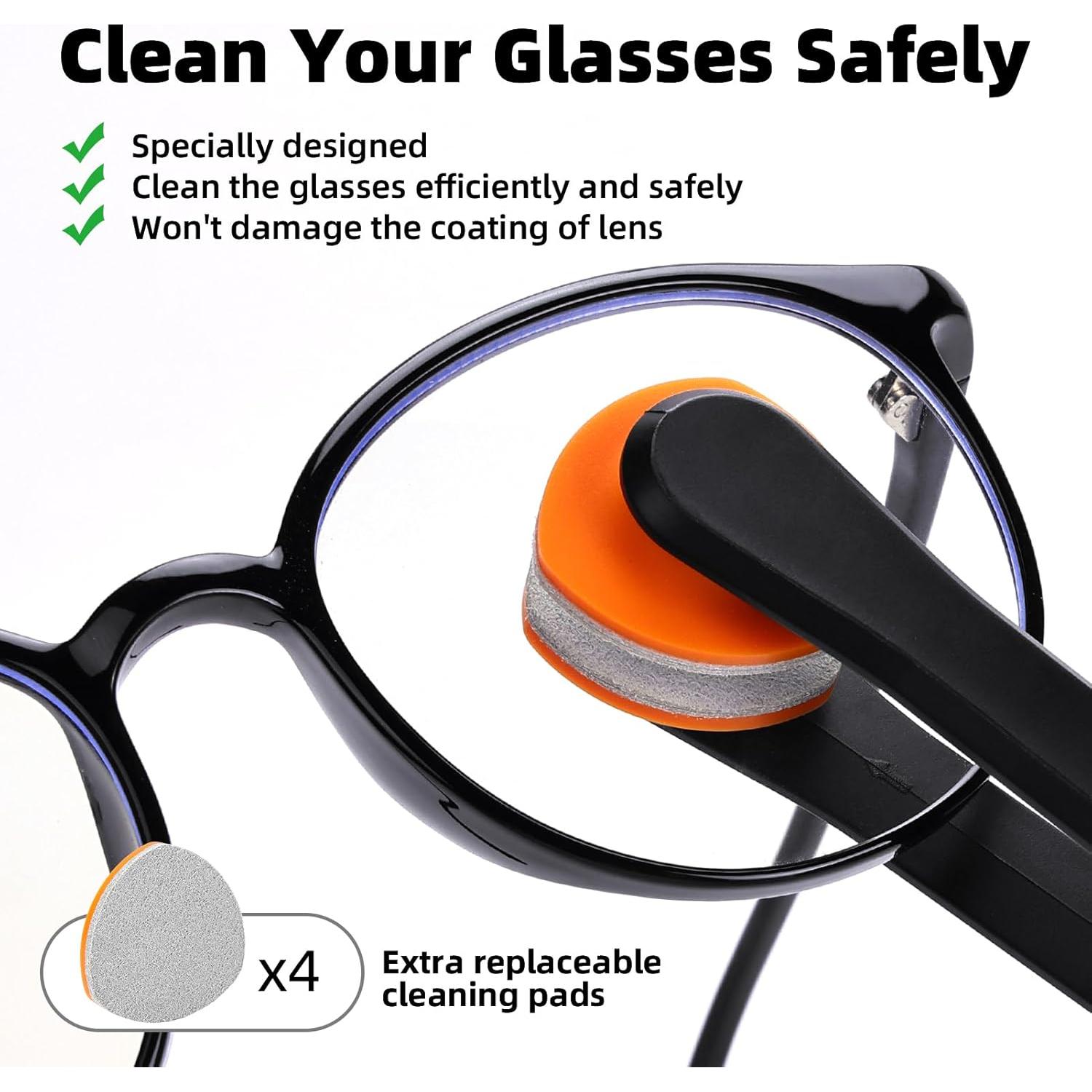 Kit de limpieza y reparación de gafas Ordilend con spray