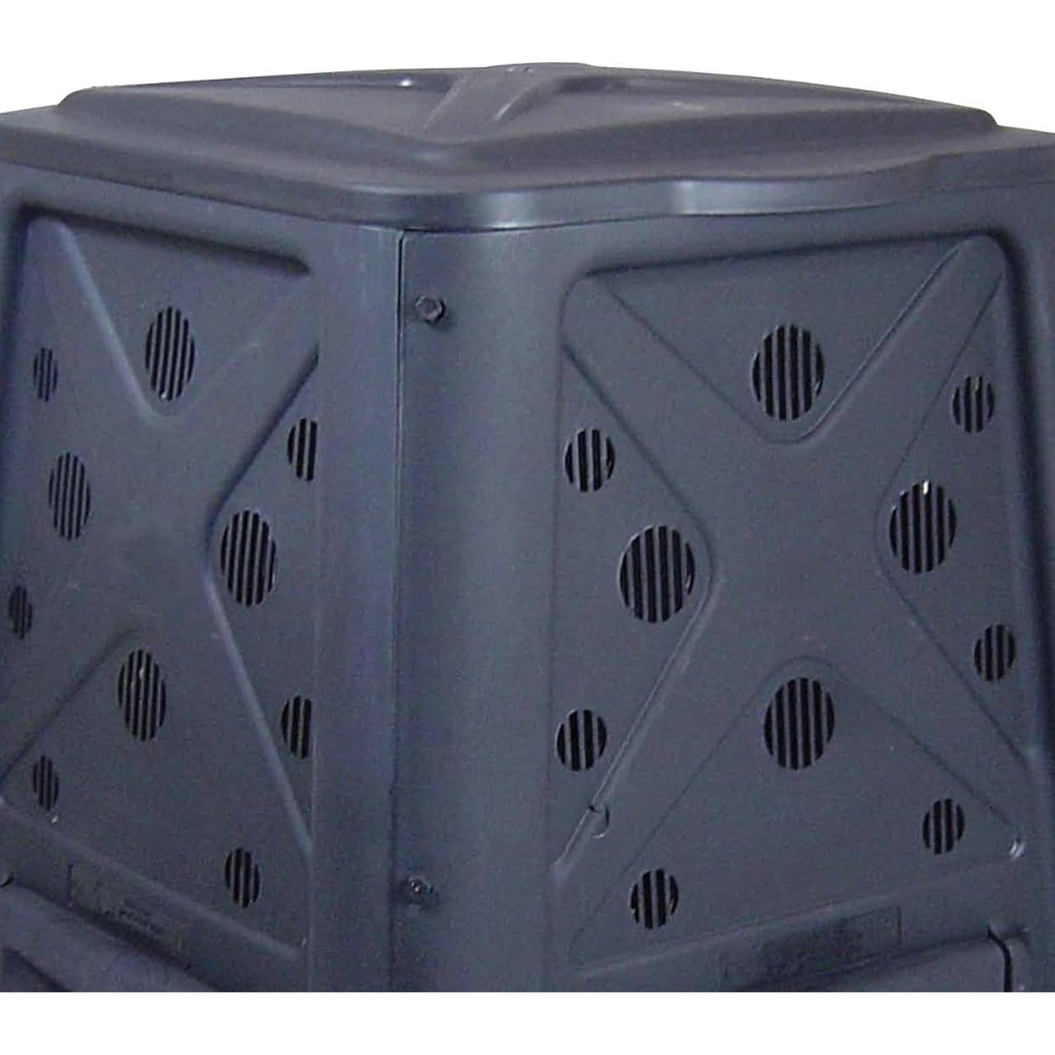 Contenedor de Compostaje Redmon 65 Galones Negro con Tapa