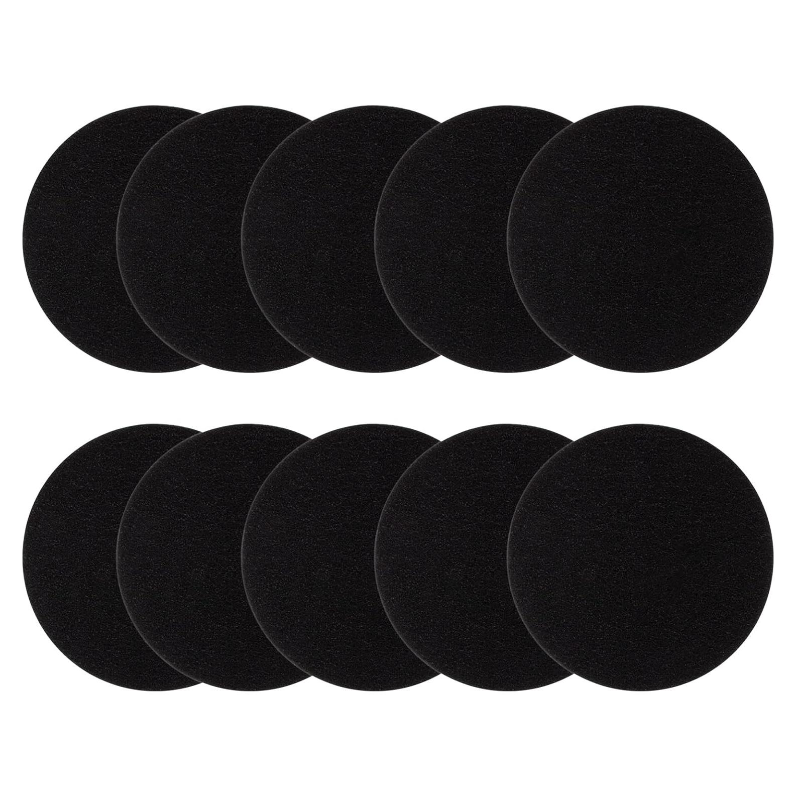 Paquete de 10 Filtros de Carbón Activado Pocurhi 17 cm