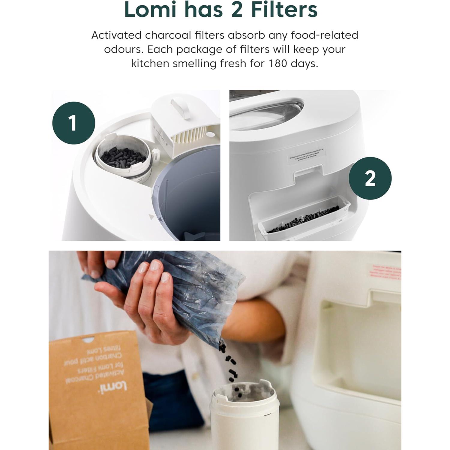 Filtros de Carbón Activado Lomi - 45 Ciclos - Frescura