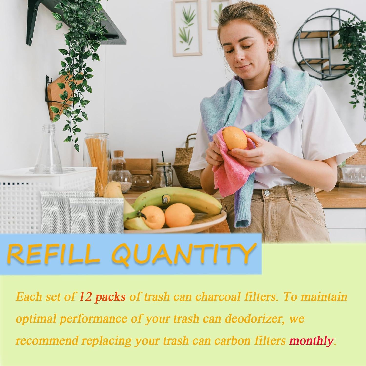 Filtros de Carbono PurifyLogix para Cubos de Compostaje 12 Pzs