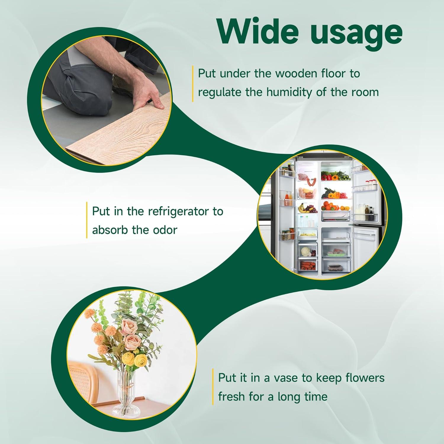 3 Paquetes 210g Filtros Carbón Activado FCFMY para Compostador