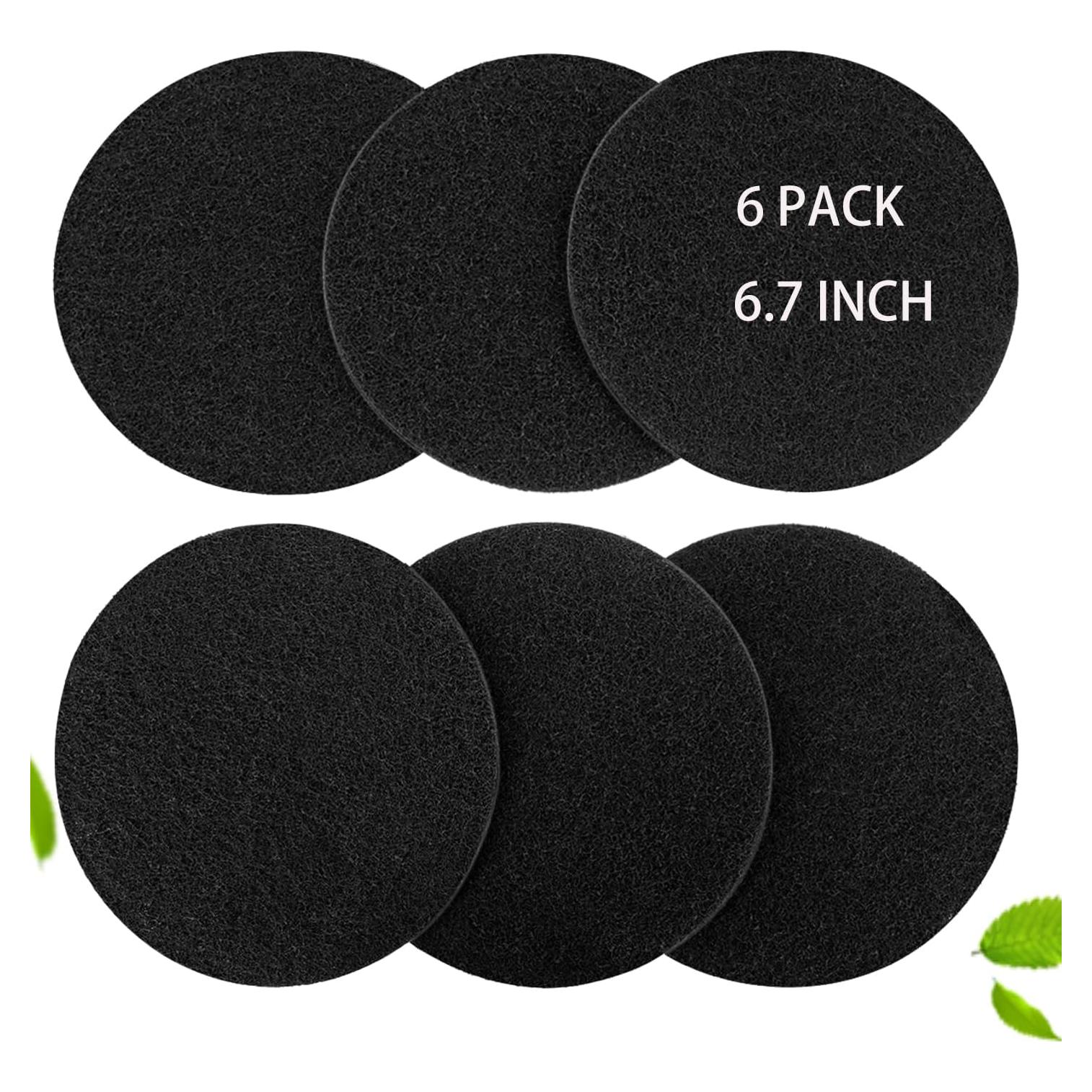 Filtros de Carbón Activado para Cubo de Compostaje 6 Pzas