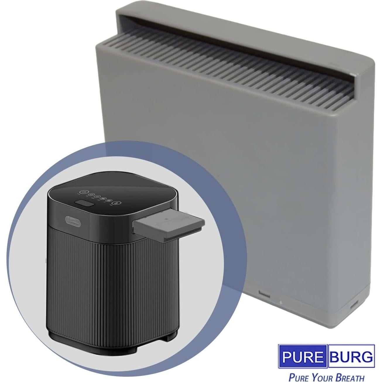 Filtro Desodorizante PUREBURG para Compostador LYKOCLEAN MD-11200, 2 Pzas