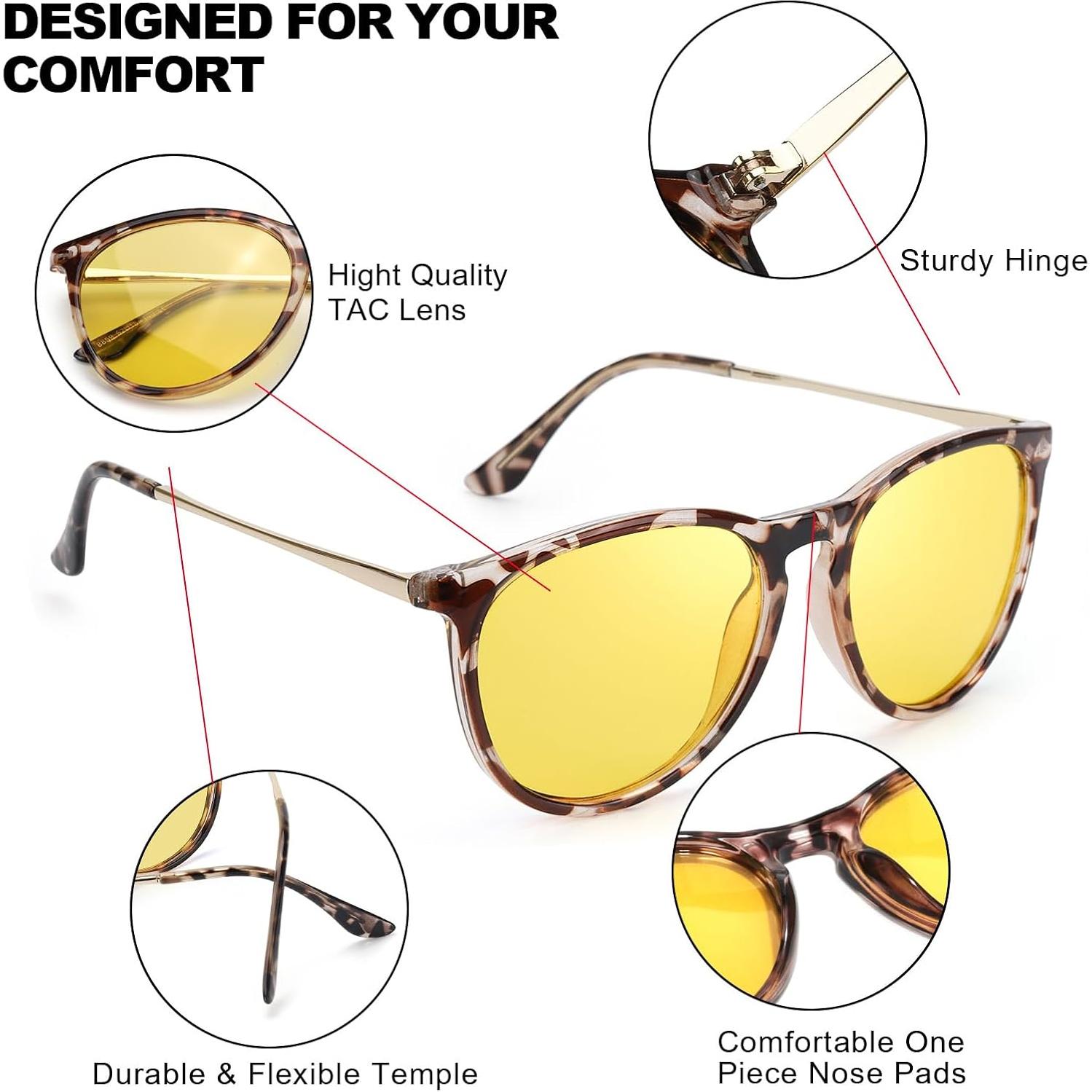 Gafas de Visión Nocturna IGNAEF Amarillas Polarizadas UV400