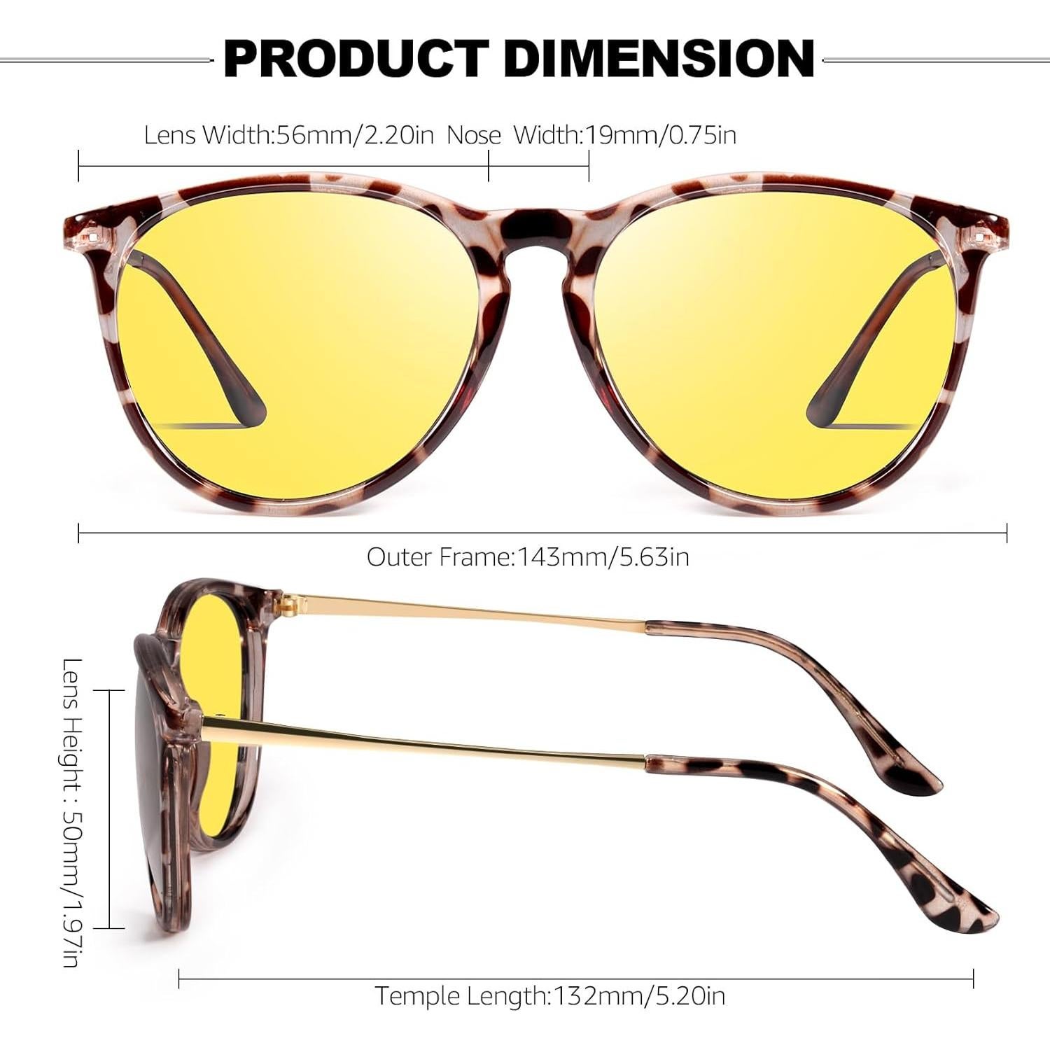 Gafas de Visión Nocturna IGNAEF Amarillas Polarizadas UV400