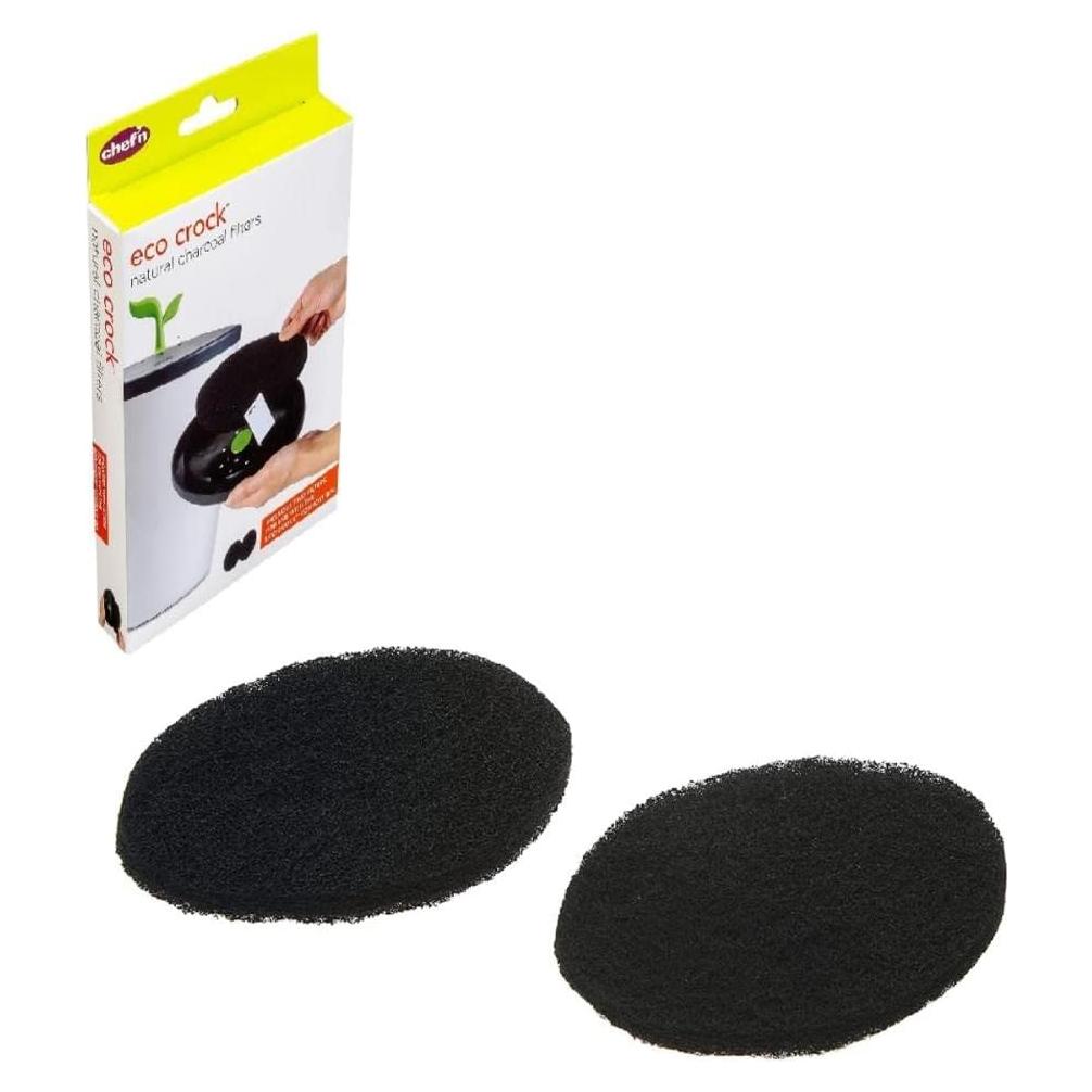 Filtros de Carbón Natural Chef'n EcoCrock 2-Pack 16,5x12,7cm