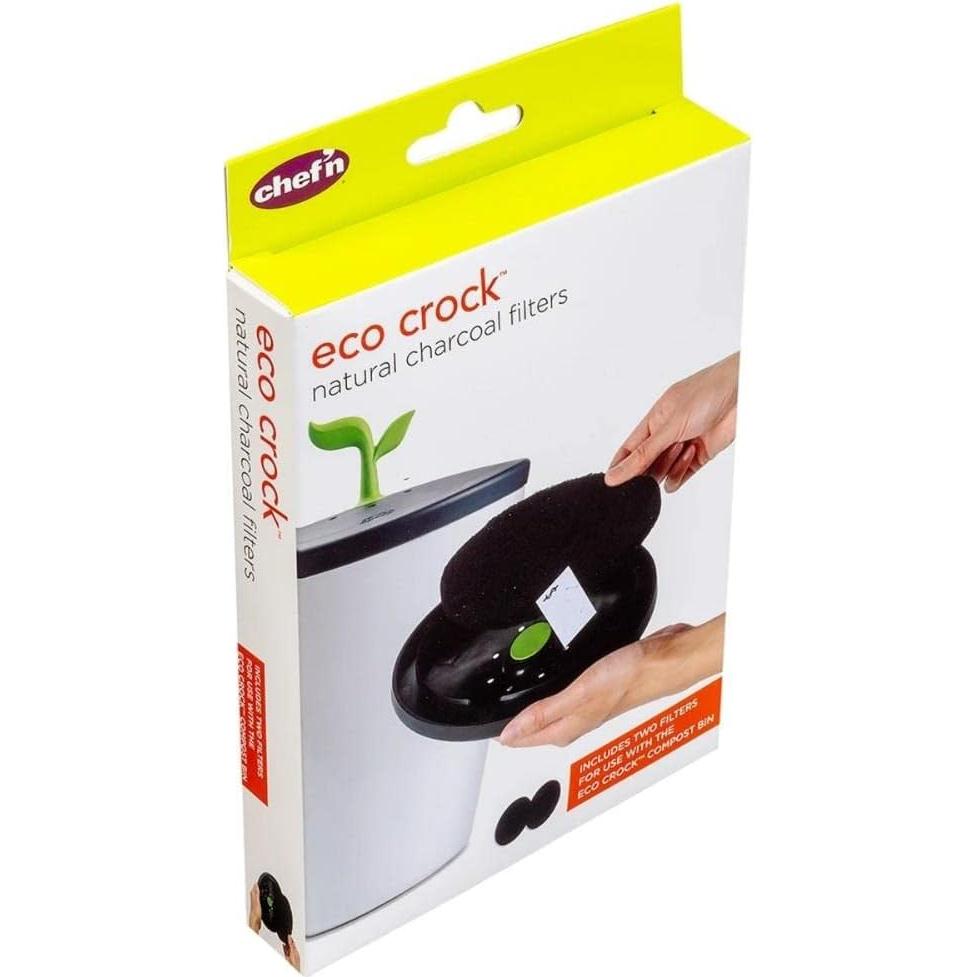 Filtros de Carbón Natural Chef'n EcoCrock 2-Pack 16,5x12,7cm