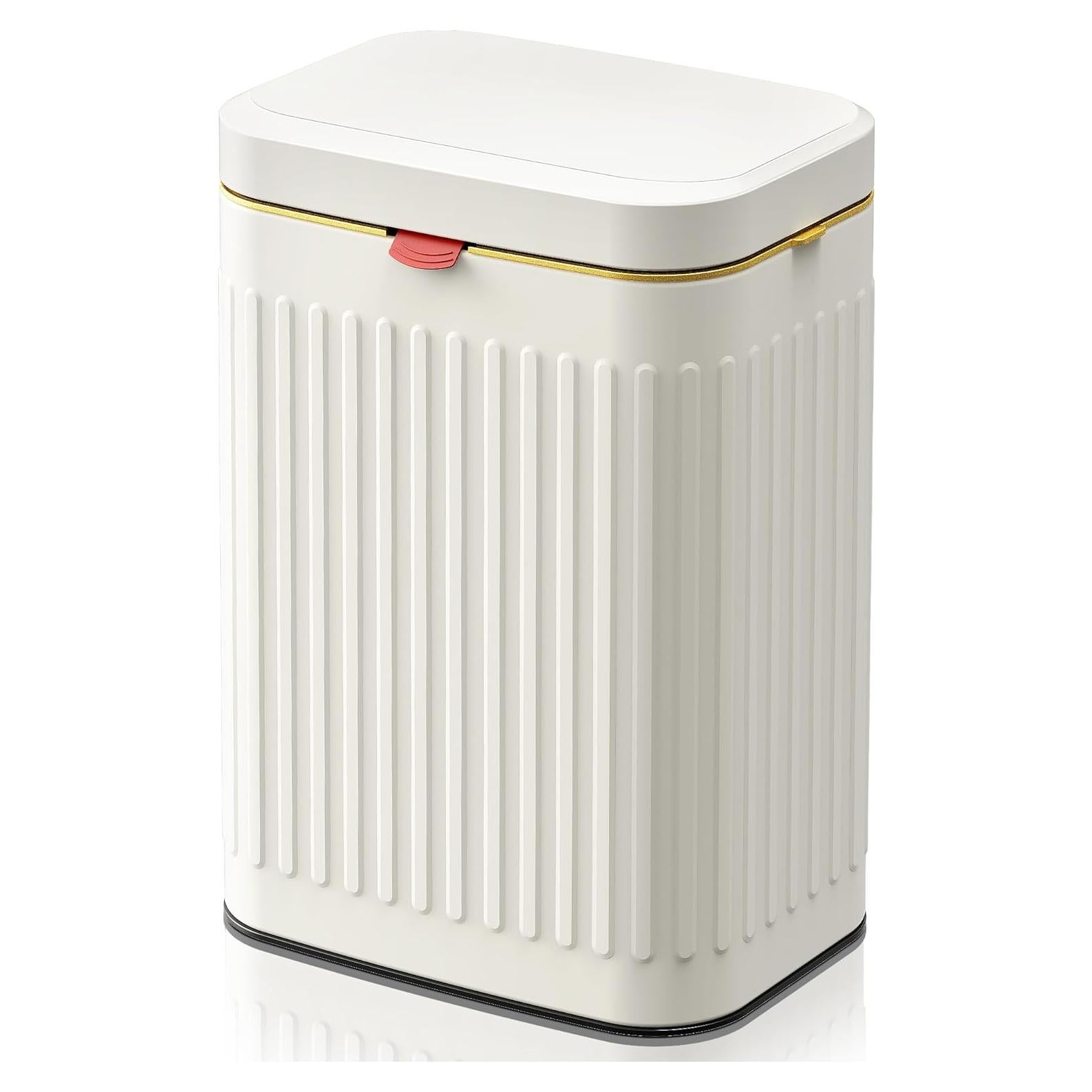 Cubo de Basura Colgante GloDeals 8L Acero Inoxidable Blanco
