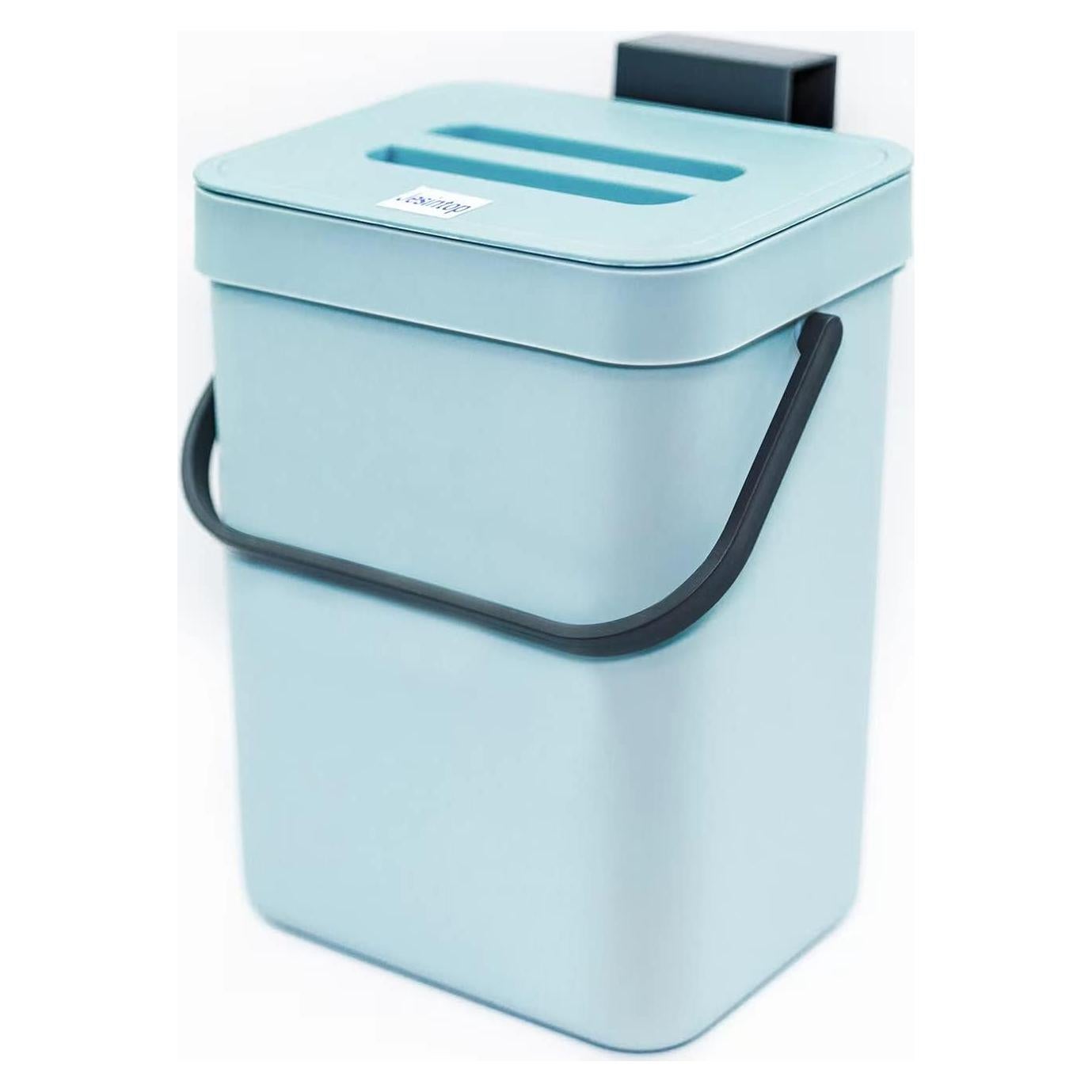 Cubo de Compostaje Jesintop 5L Azul para Cocina Interior