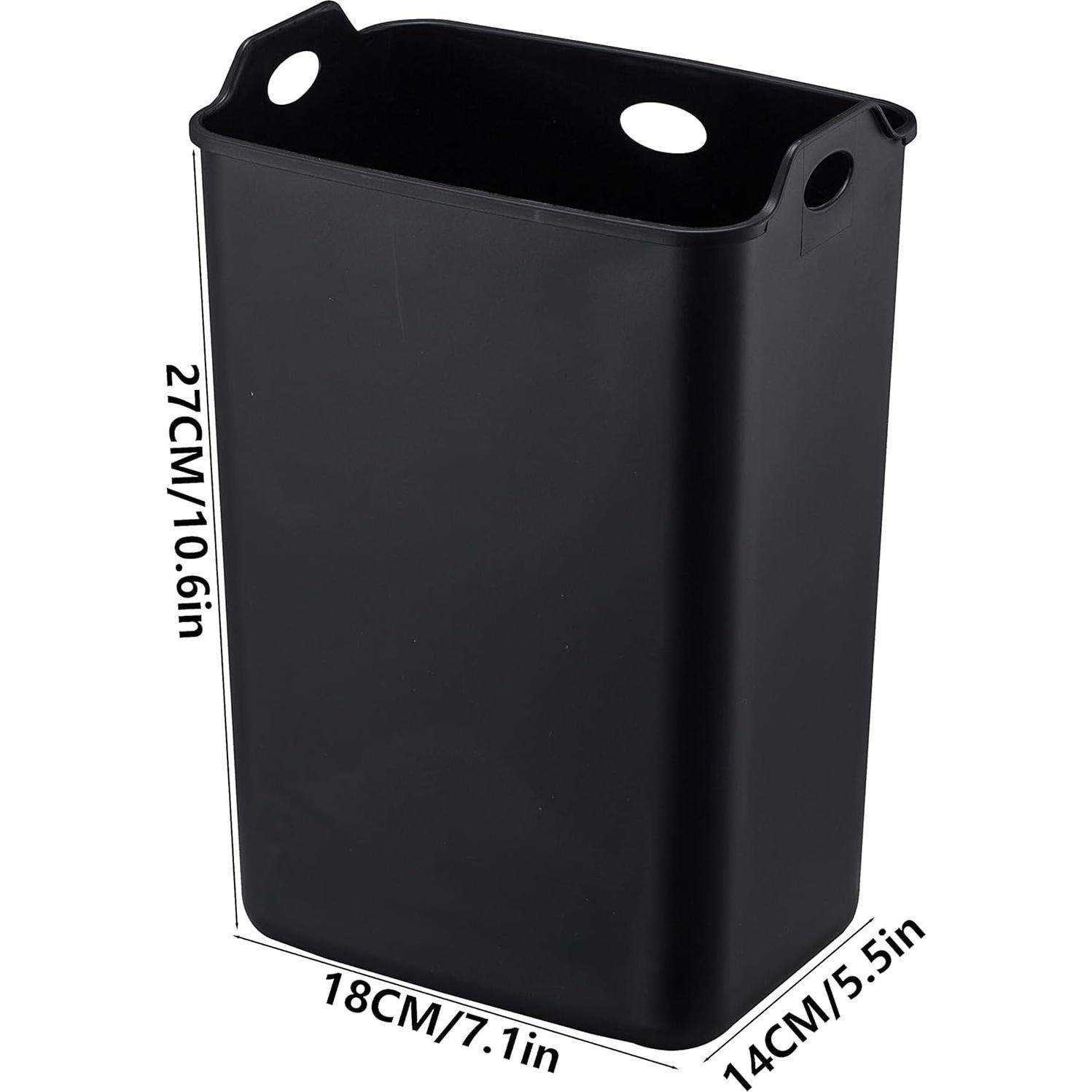 Bote de Basura Smartbin 8L Acero al Carbono Gris Tapa Deslizante