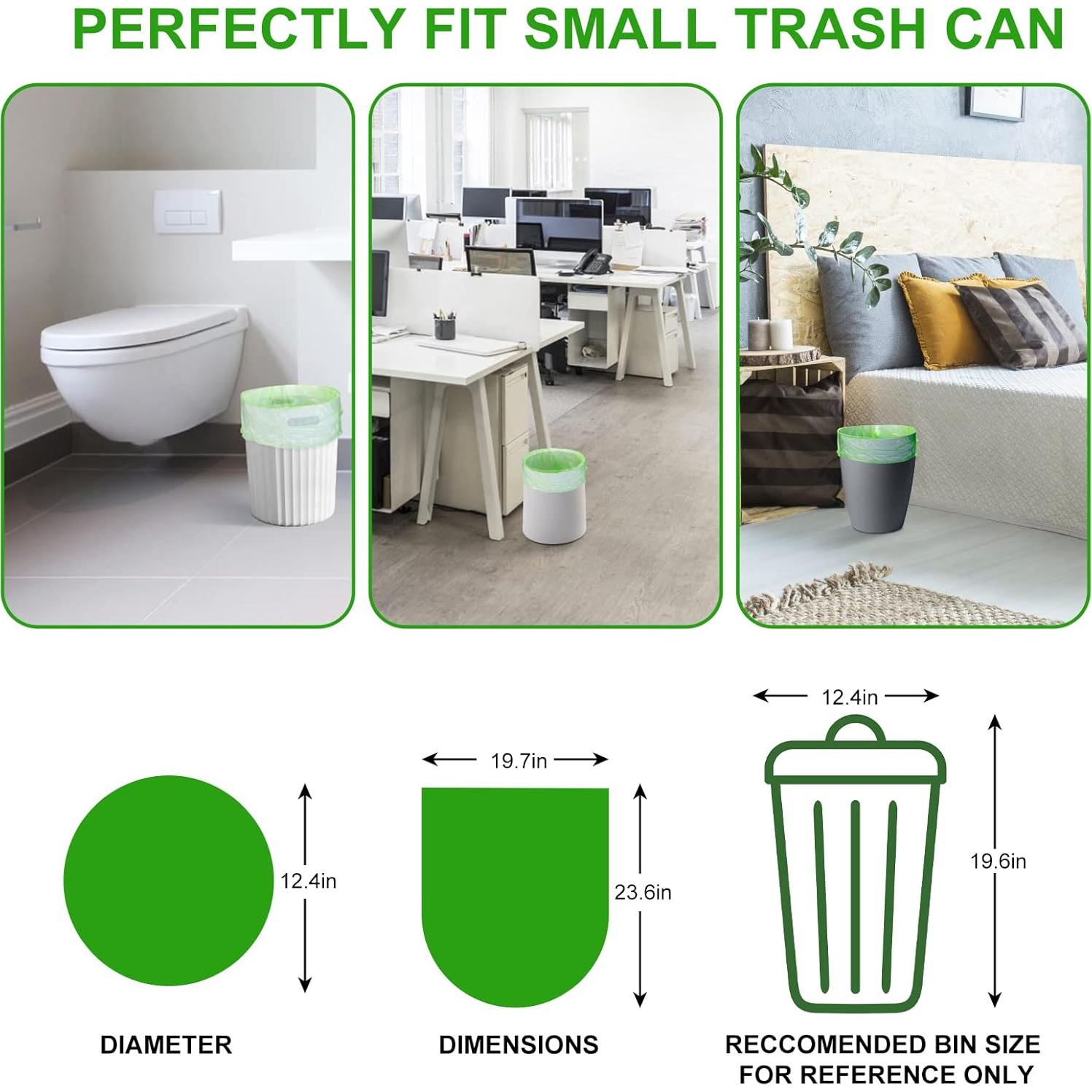 Bolsas de Basura Biodegradables Inwaysin 4 Galones 200 Pcs