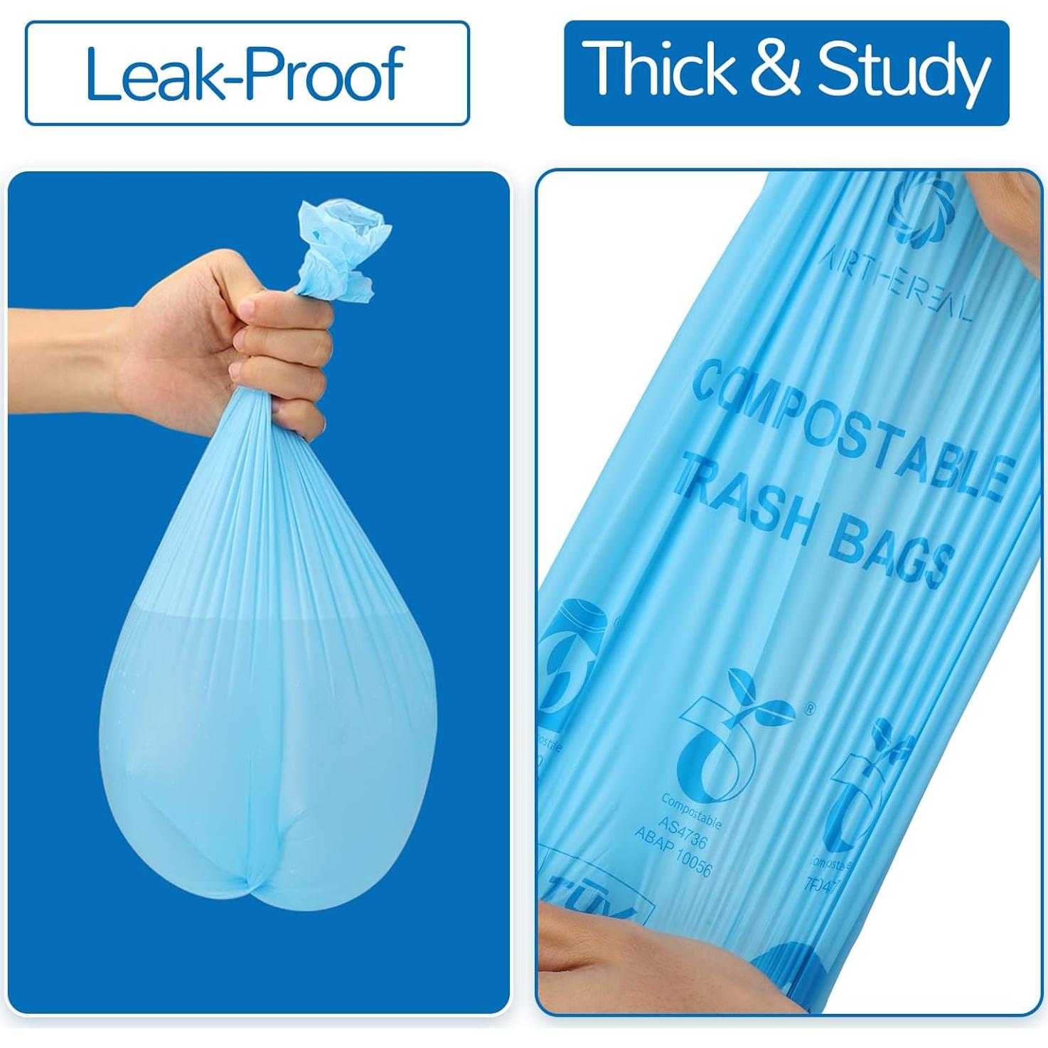 Bolsas Compostables Airthereal 6L para Residuos de Cocina