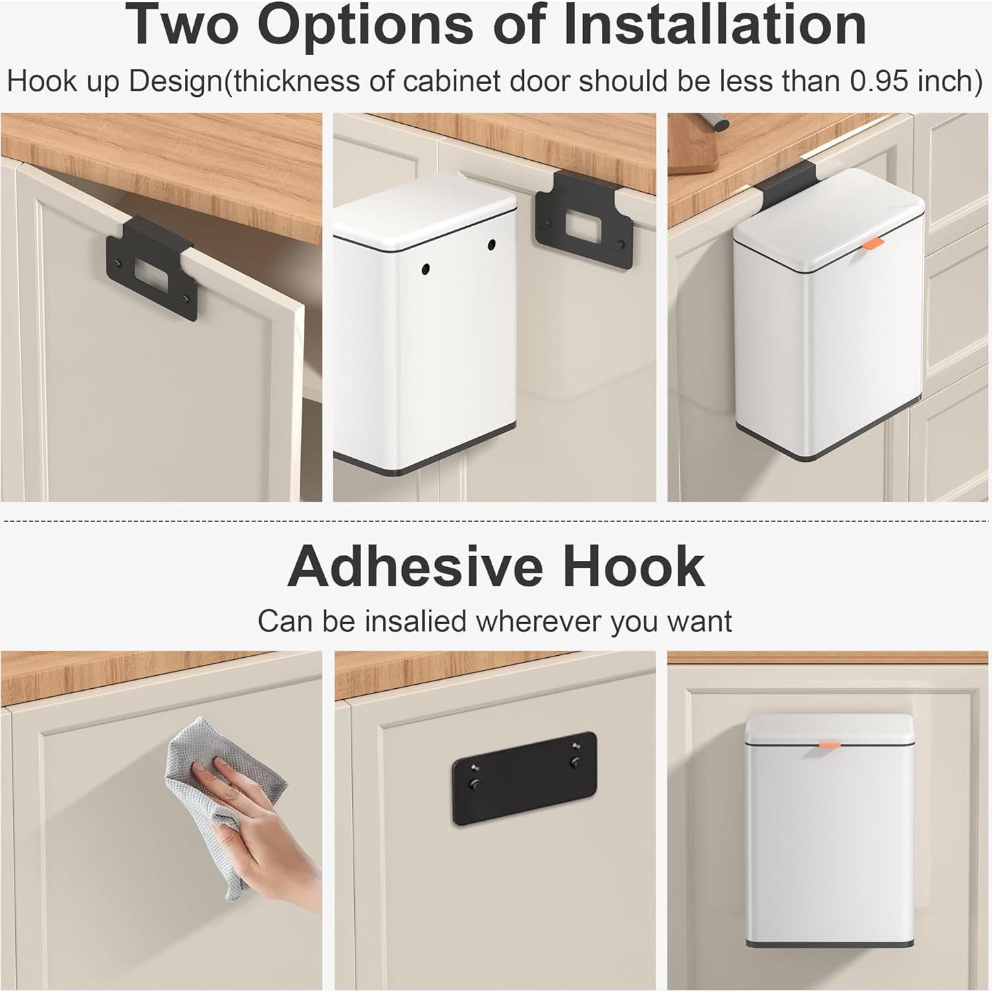 Cubo de Compostaje Mbillion 8L Acero Inoxidable Blanco