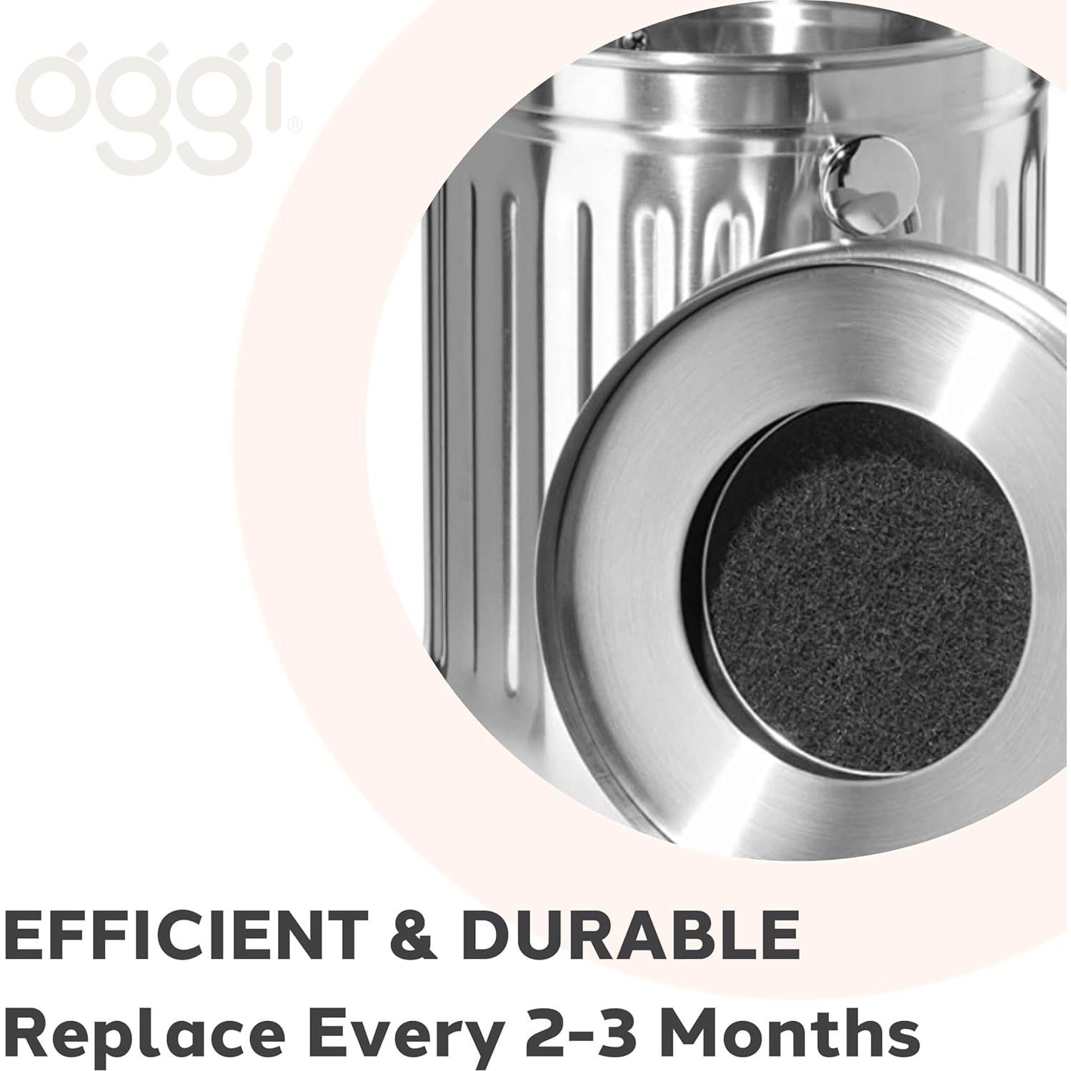 Juego de 2 Filtros de Carbón OGGI para Cubo de Compostaje