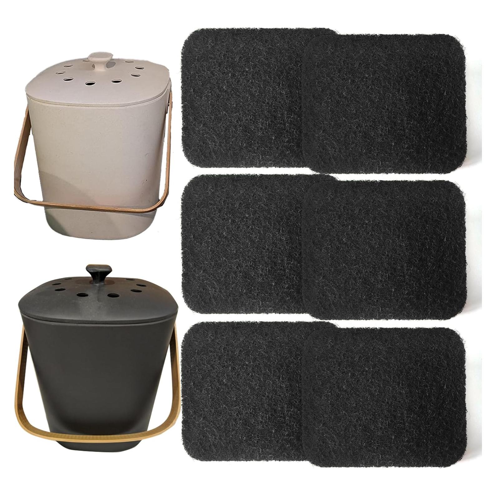 Filtros de Olor Carbón Activado PurifyLogix Ovalados 6 Pzas