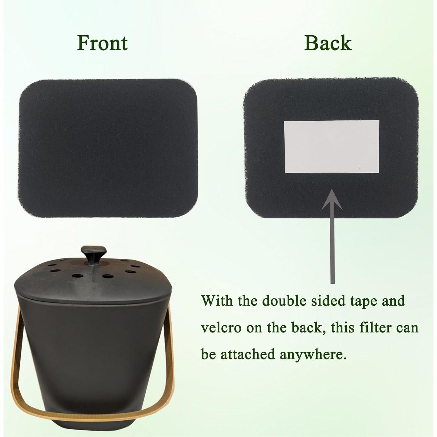 Filtros de Olor Carbón Activado PurifyLogix Ovalados 6 Pzas