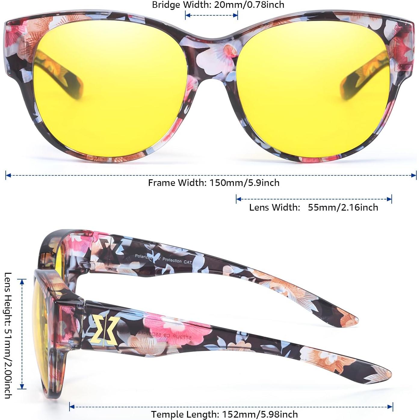 Gafas de Conducción Nocturna Xfeel para Mujeres Antirreflejo