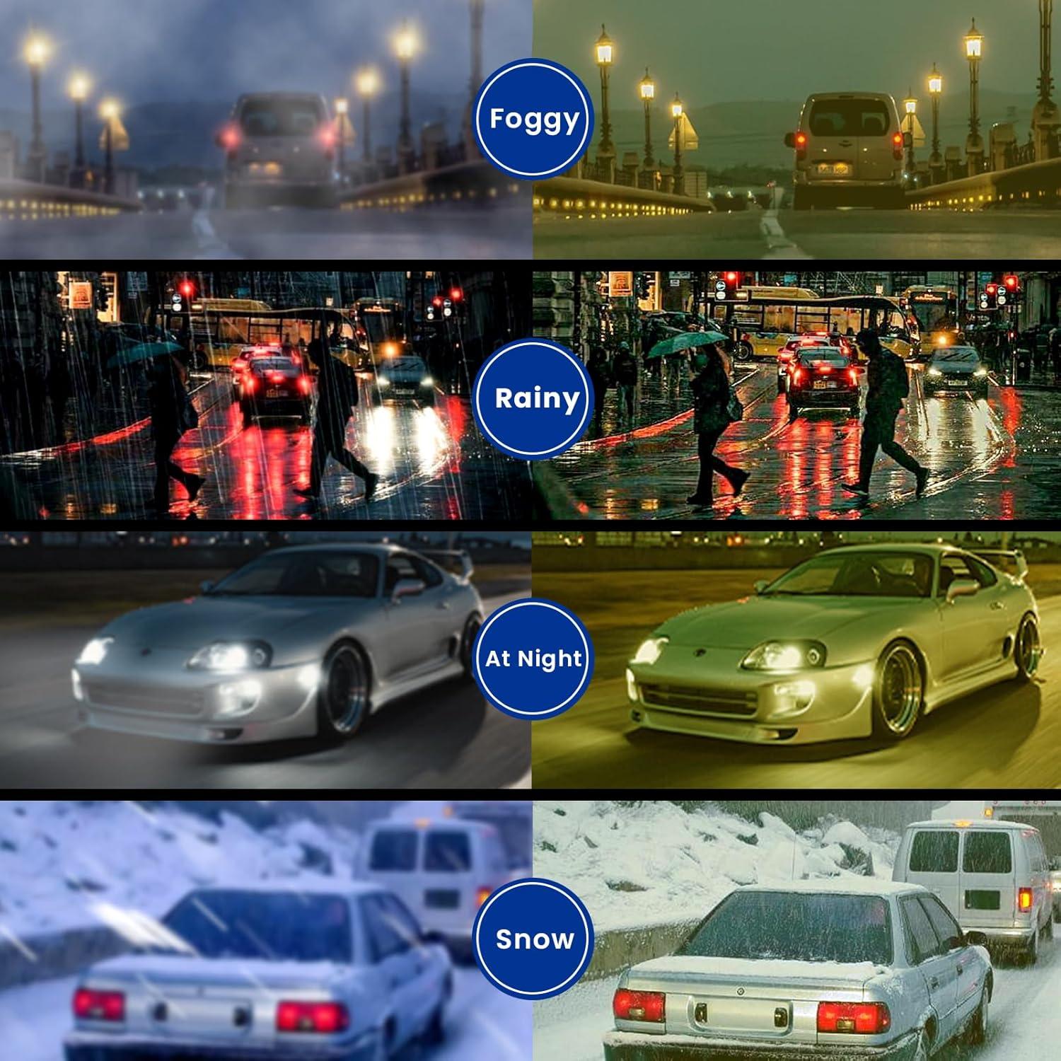 Gafas de Conducción Nocturna Xfeel para Mujeres Antirreflejo