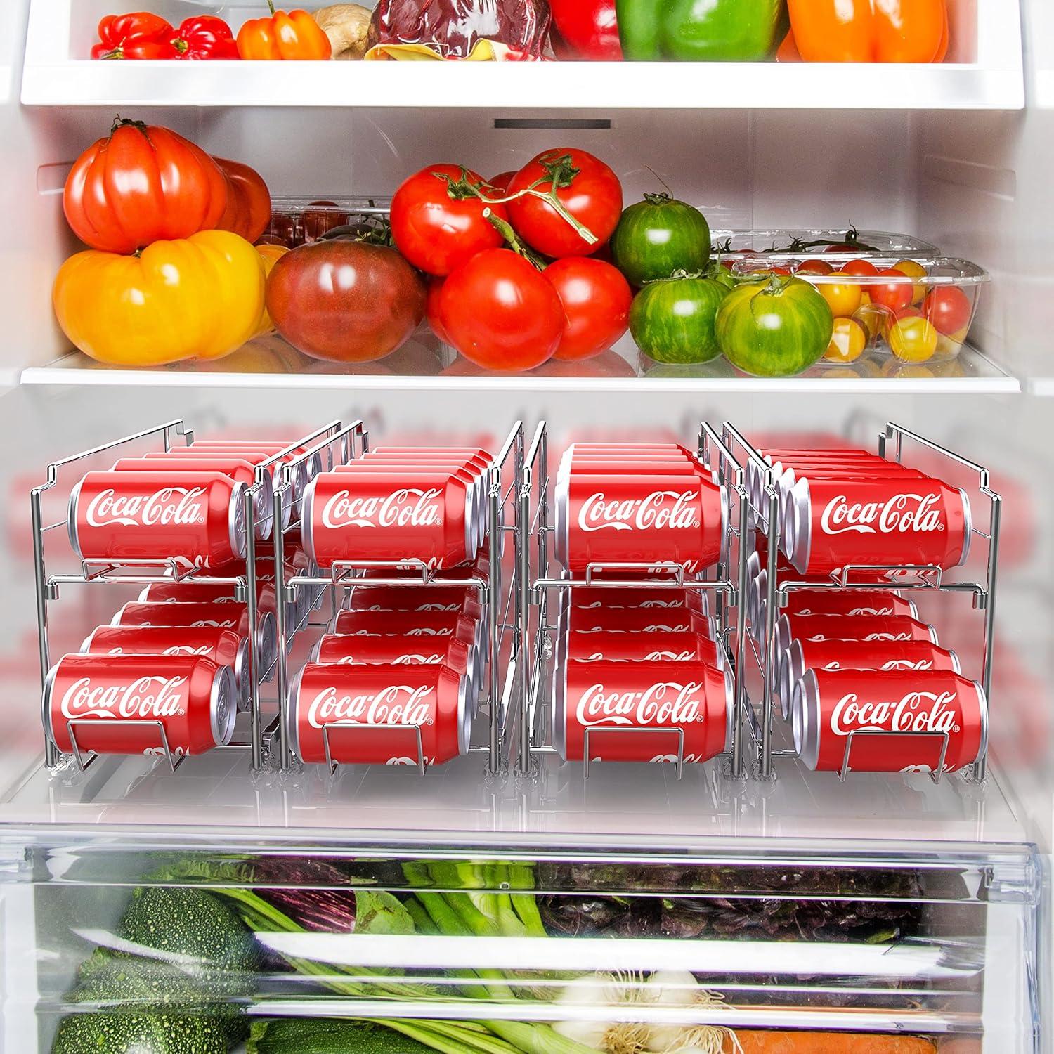 Dispensador de Latas Simple Houseware Cromo Paquete de 4