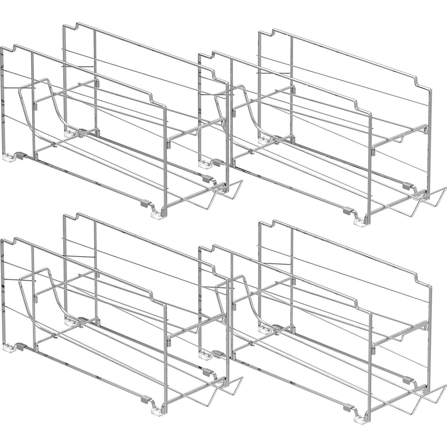 Dispensador de Latas Simple Houseware Cromo Paquete de 4