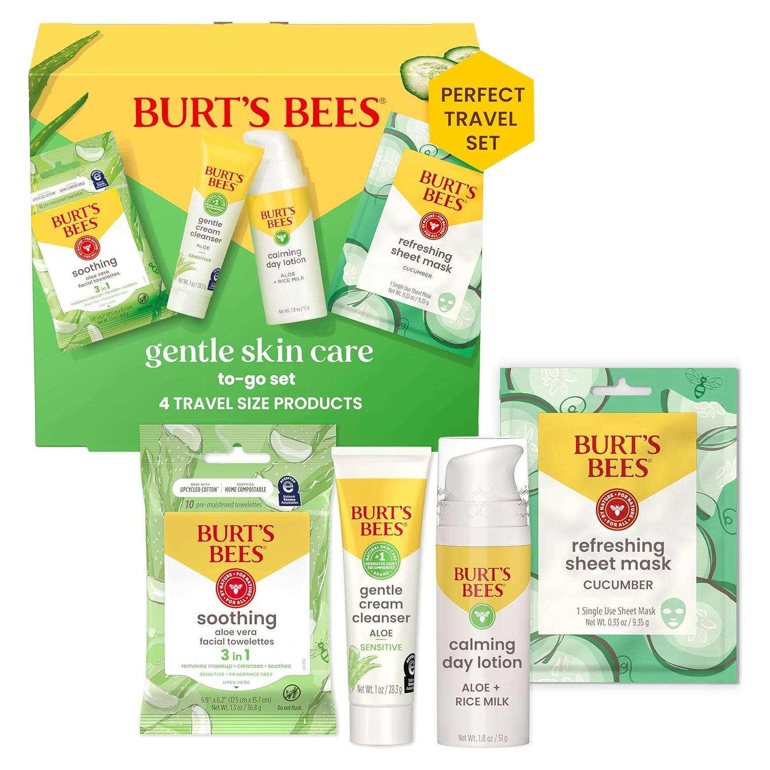 Set de Cuidado Facial Burt's Bees para Piel Sensible