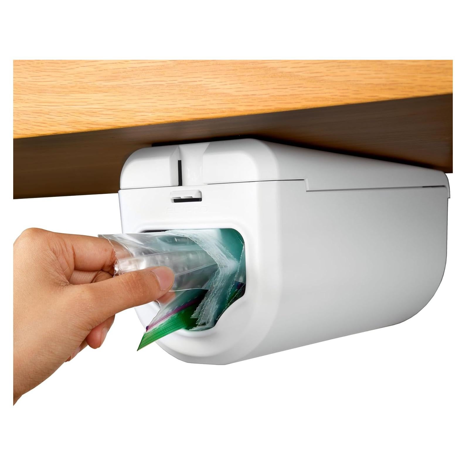 Dispensador ELYPRO para bolsas Ziplock tamaño Quart y Sandwich