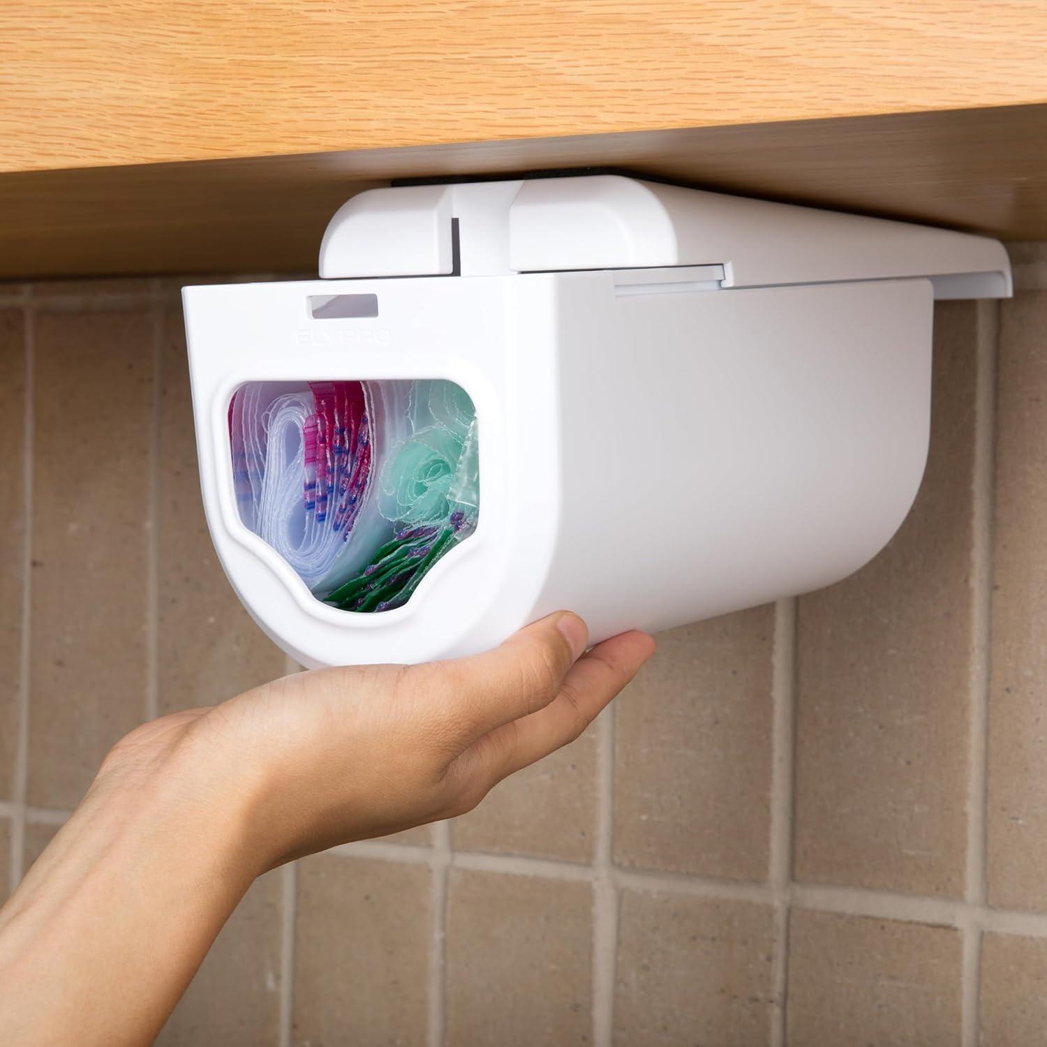 Dispensador ELYPRO para bolsas Ziplock tamaño Quart y Sandwich