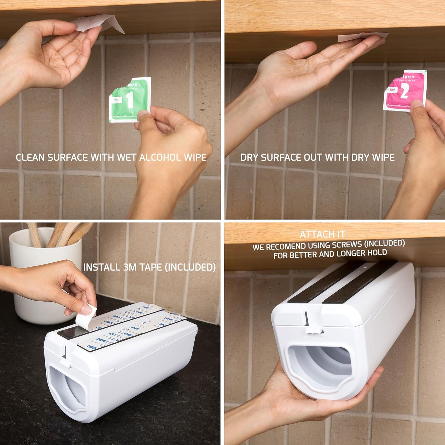 Dispensador ELYPRO para bolsas Ziplock tamaño Quart y Sandwich