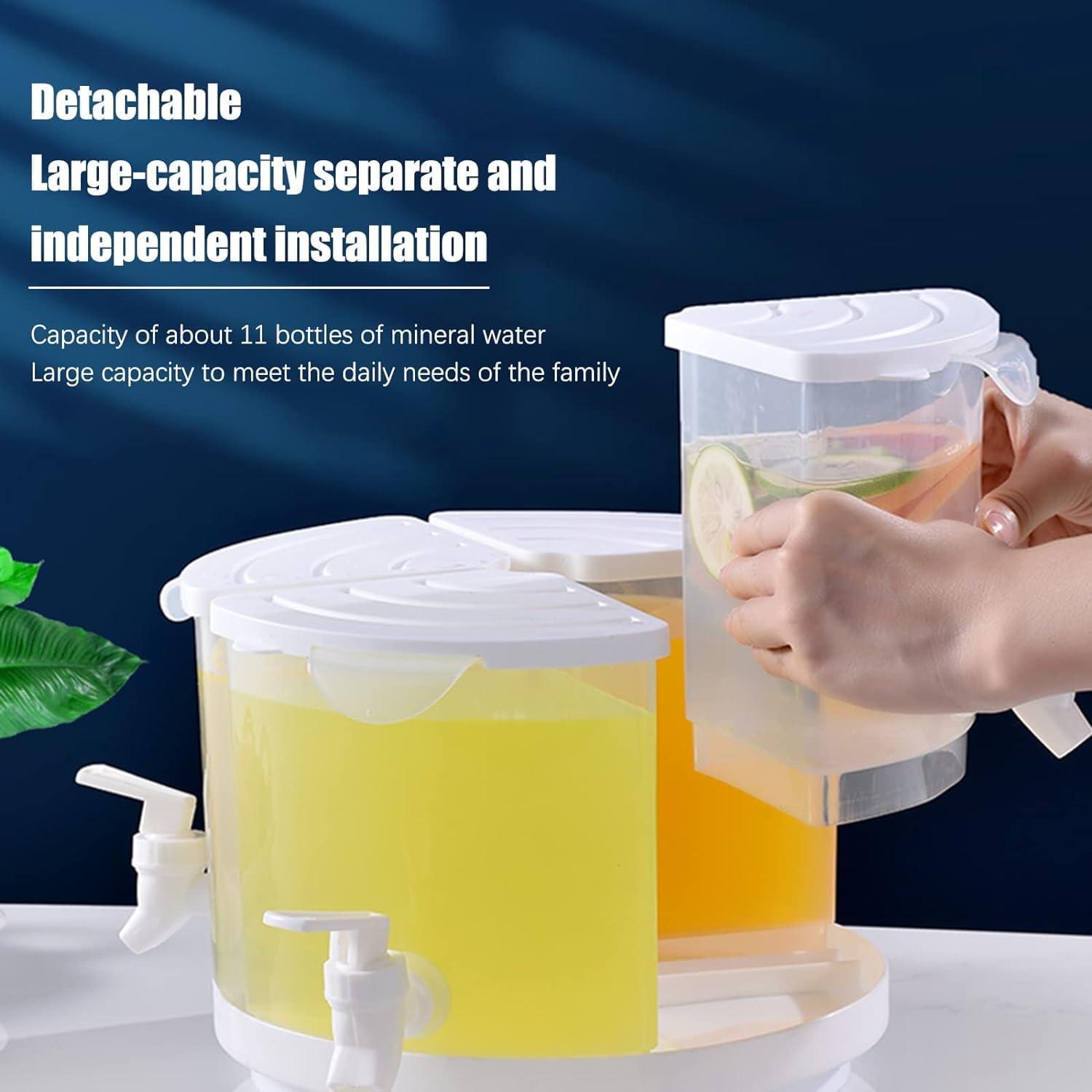 Dispensador de Bebidas PRTECY 5.5L 4 Compartimentos Blanco