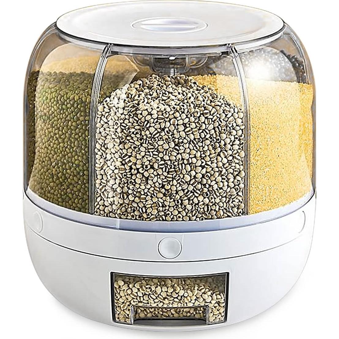 Dispensador de Cereal HAYGSAQ 6 Compartimentos 22L