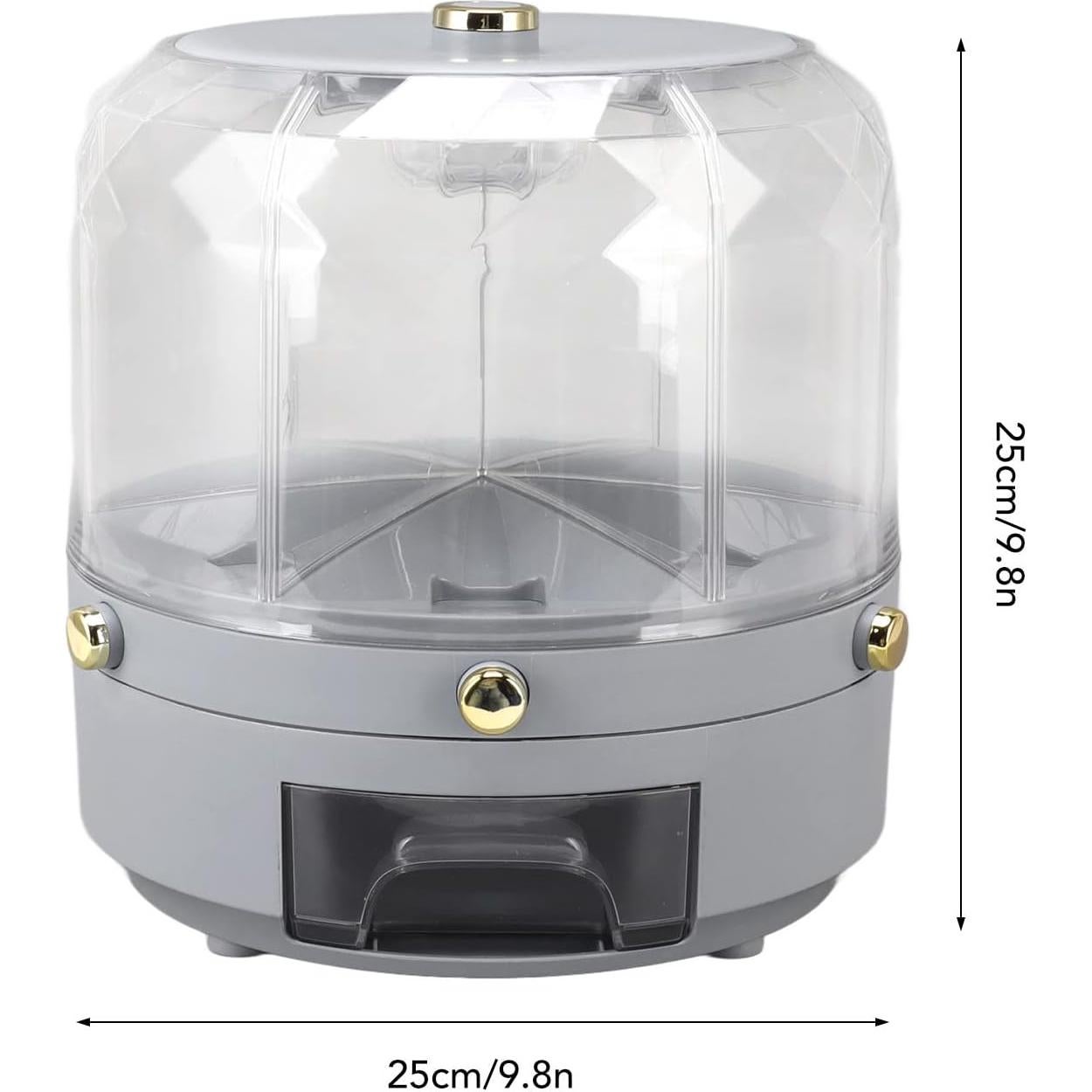Dispensador de Granos Natudeco 6kg Rotativo 360° para Alimentos